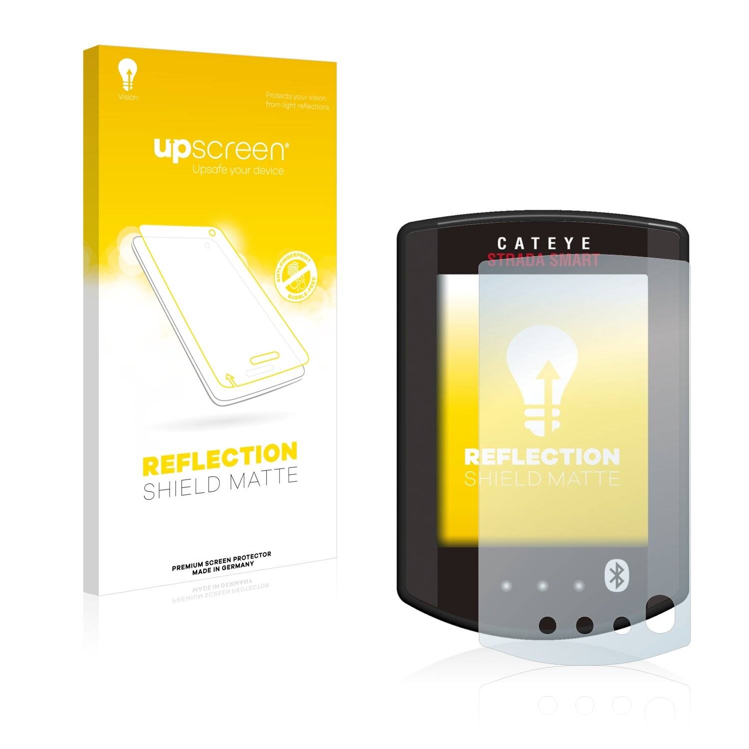 upscreen Reflection Shield Matte Premium Displayschutzfolie für Cateye Strada