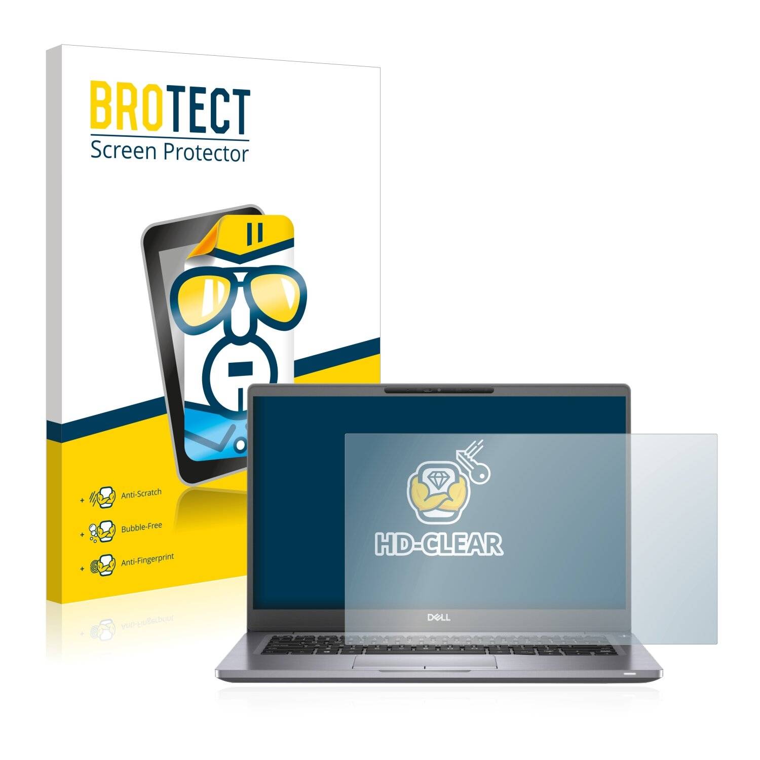 BROTECT HD-Clear Displayschutzfolie für Dell Latitude