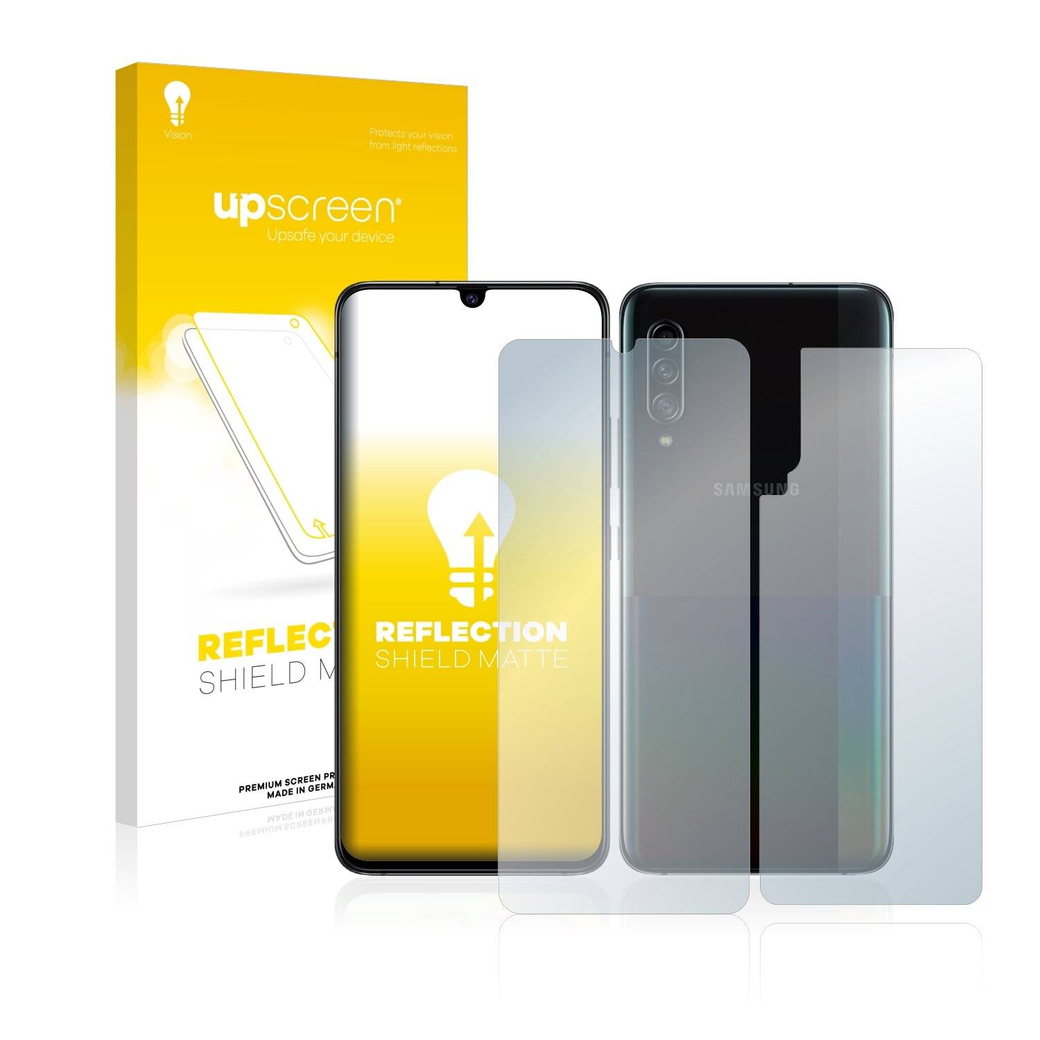 upscreen Reflection Shield Matte Premium Displayschutzfolie für Samsung Galaxy A90 5G