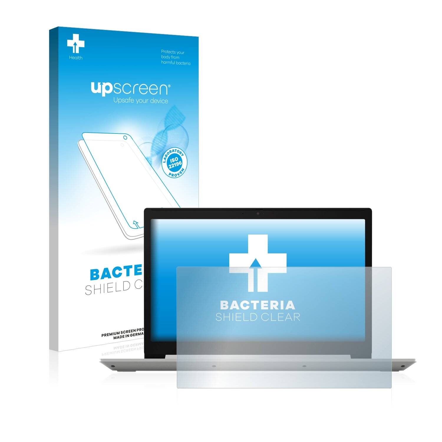upscreen Bacteria Shield Clear Premium Antibakterielle Displayschutzfolie für Lenovo IdeaPad