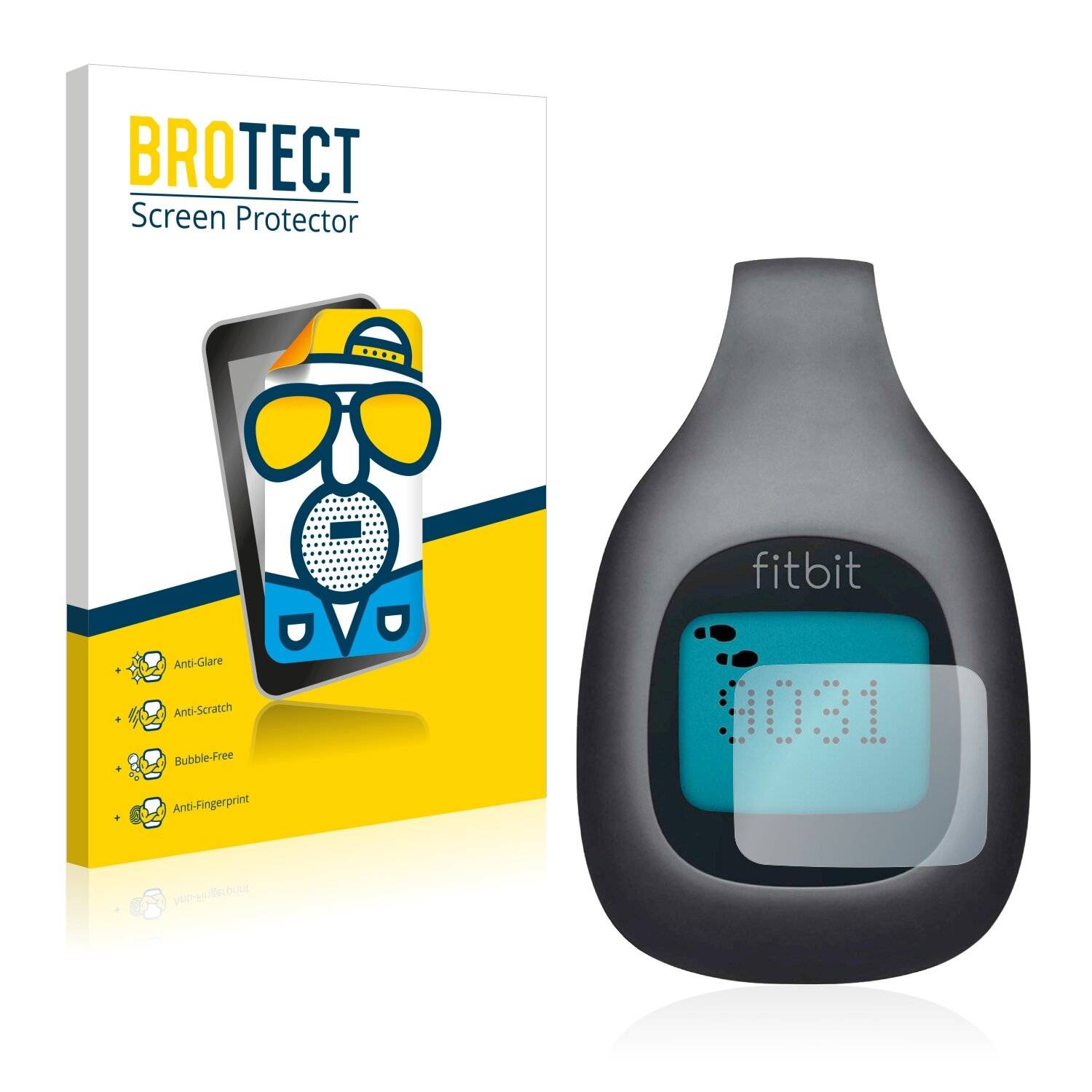 2x BROTECT Matte Displayschutzfolie für Fitbit Zip - Entspiegelt,