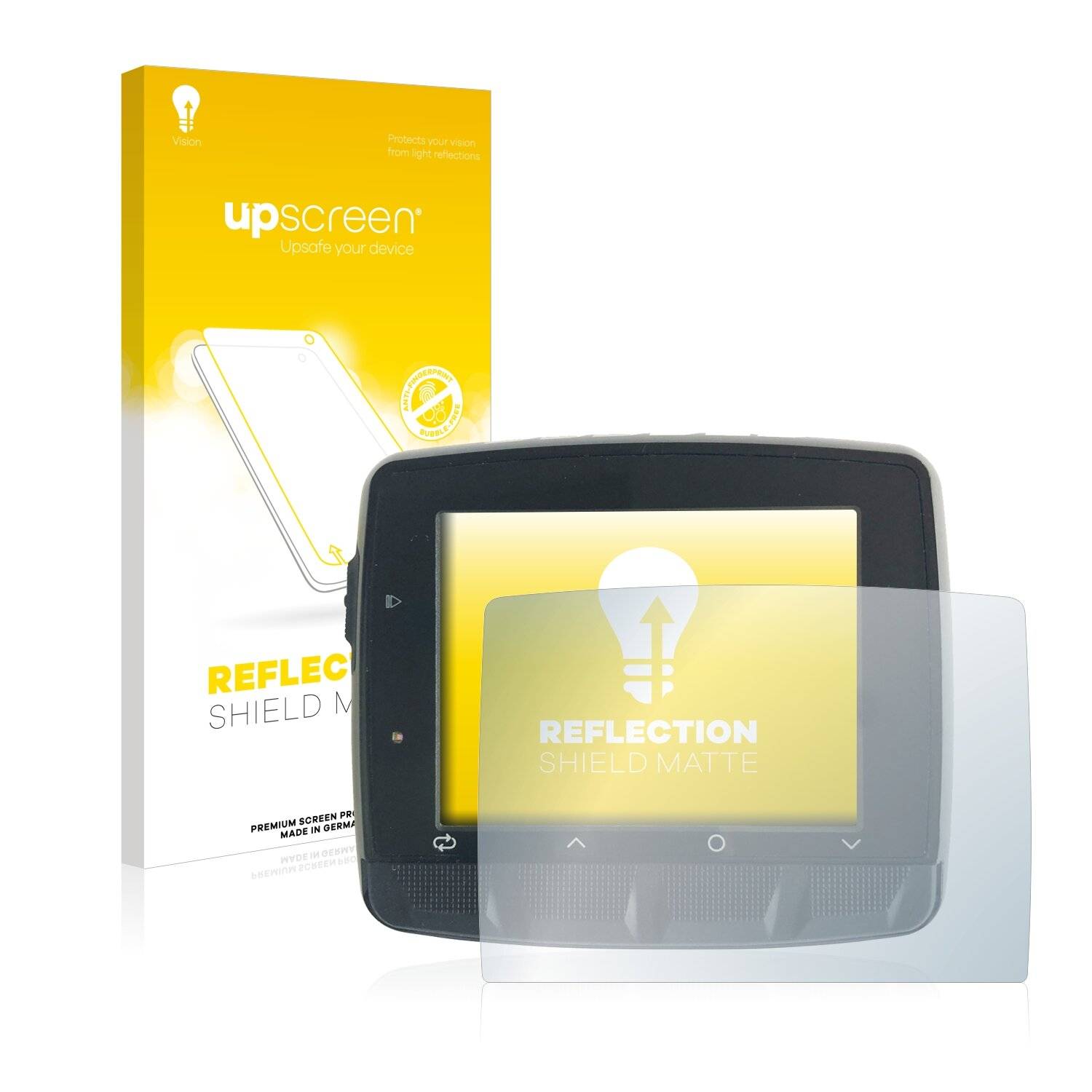 upscreen Reflection Shield Matte Premium Displayschutzfolie für Stages Cycling Dash