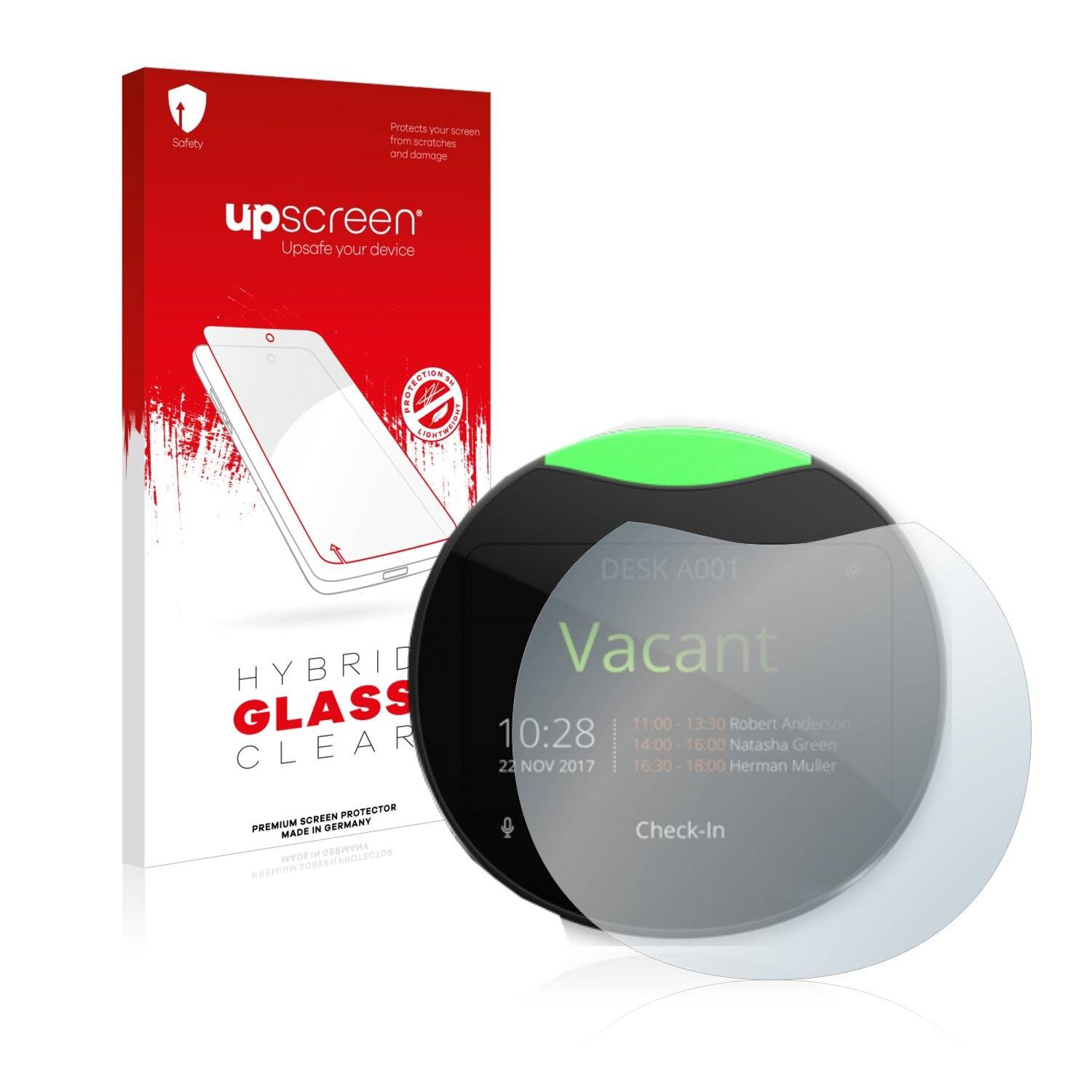upscreen Hybrid Glass Clear Premium Schutzglas Folie für Qbic Technology