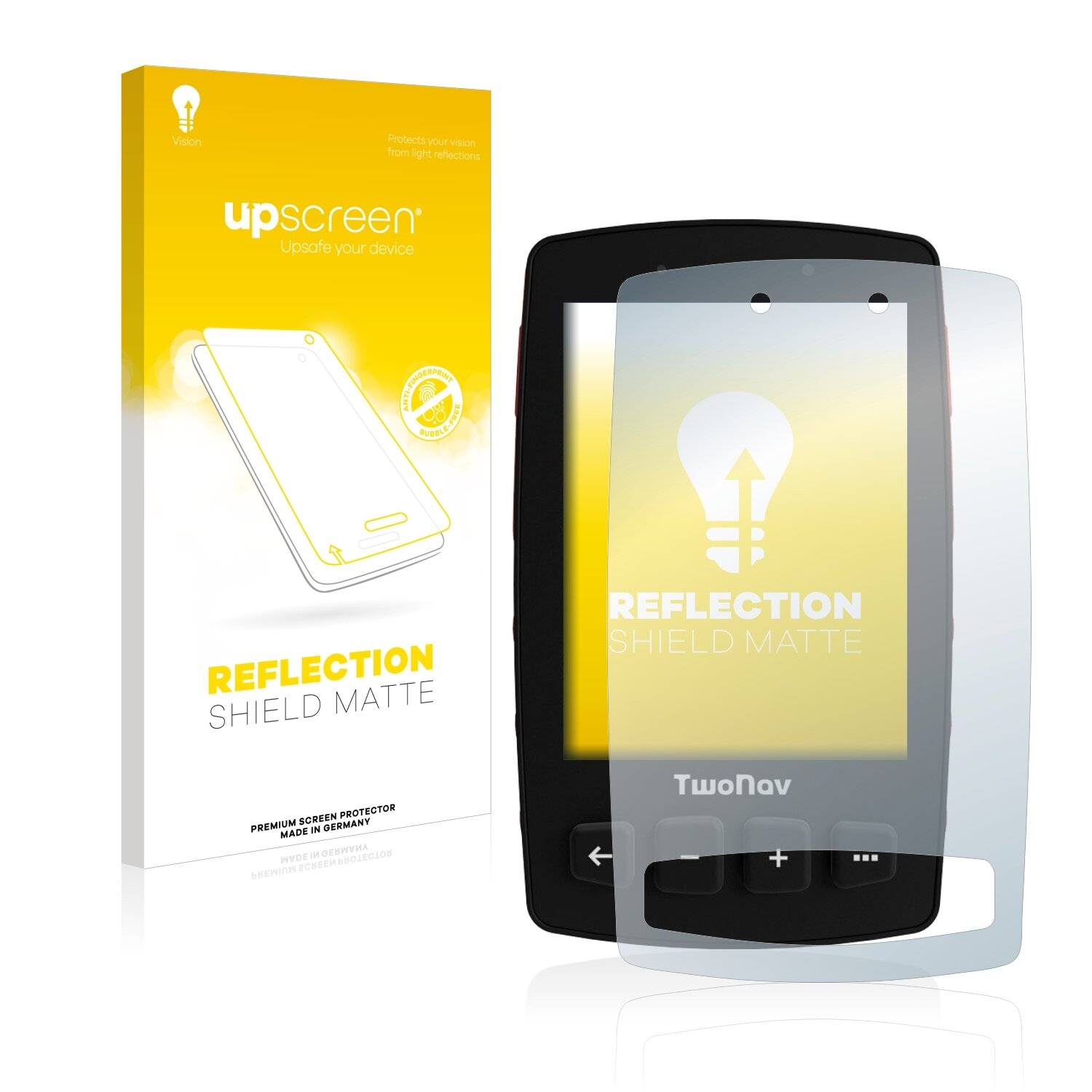 upscreen Reflection Shield Matte Premium Displayschutzfolie für TwoNav Trail