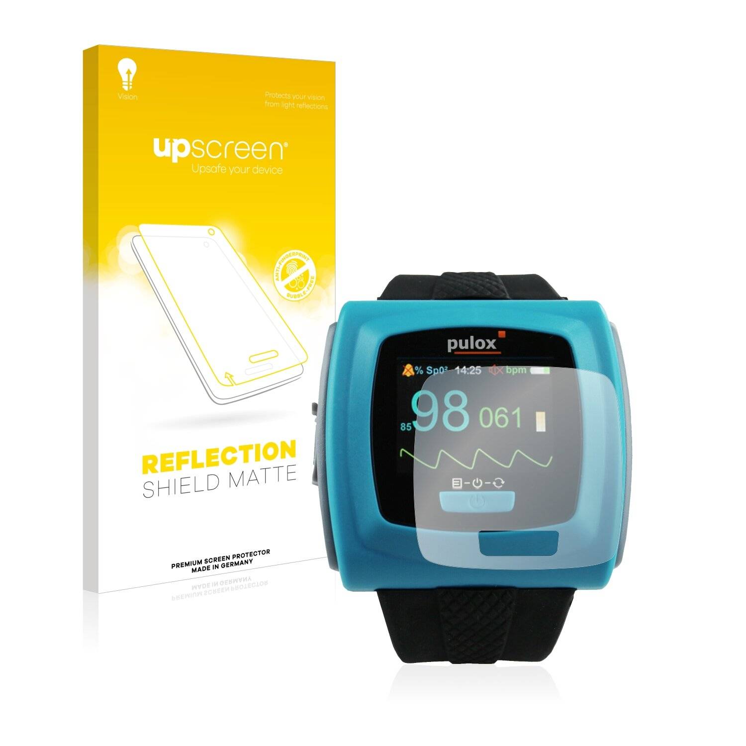 upscreen Reflection Shield Matte Premium Displayschutzfolie für Pulox