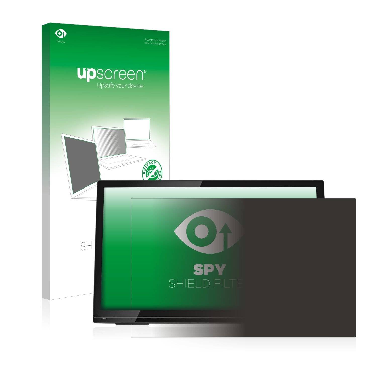 upscreen Spy Shield Filter Premium Blickschutzfilter für Hannspree HT 273 HPB