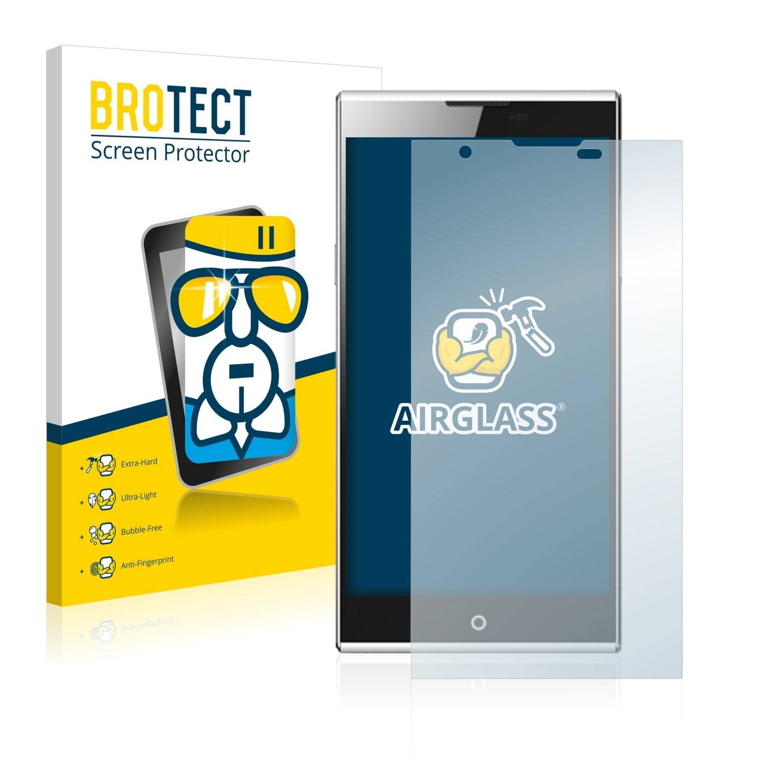 BROTECT AirGlass Schutzglas Folie für Zopo ZP920