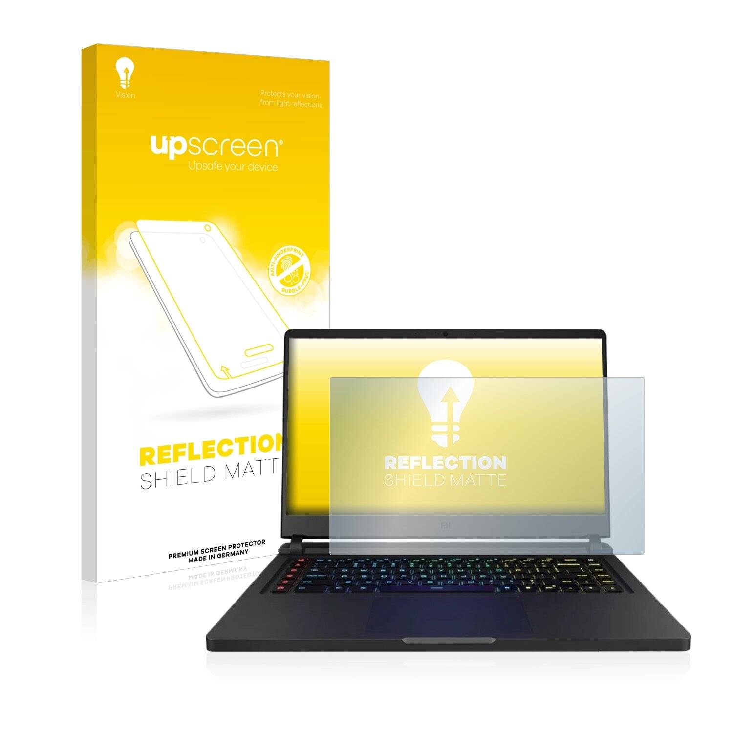 upscreen Reflection Shield Matte Premium Displayschutzfolie für Xiaomi Mi Gaming Notebook