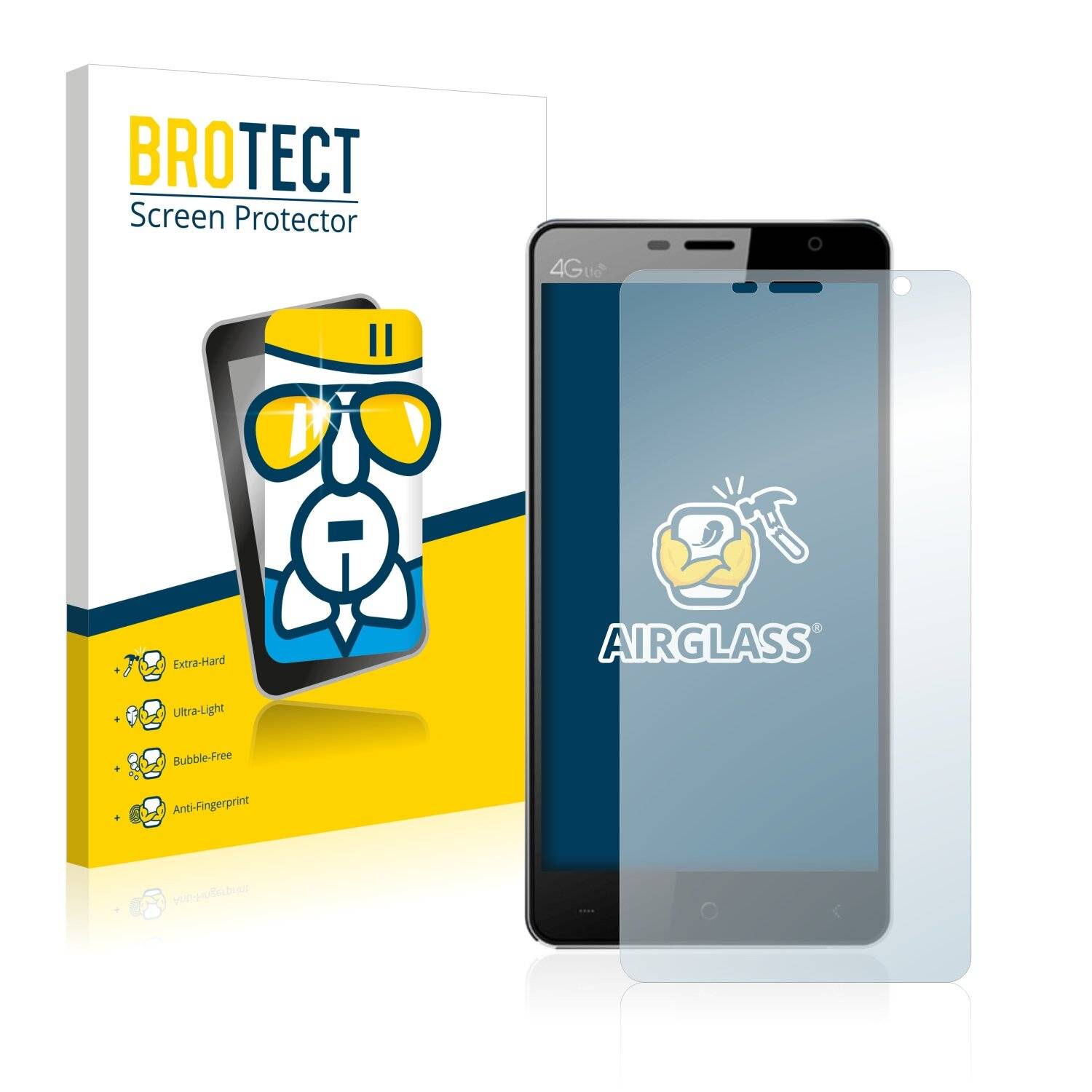 BROTECT AirGlass Schutzglas Folie für Leagoo Elite