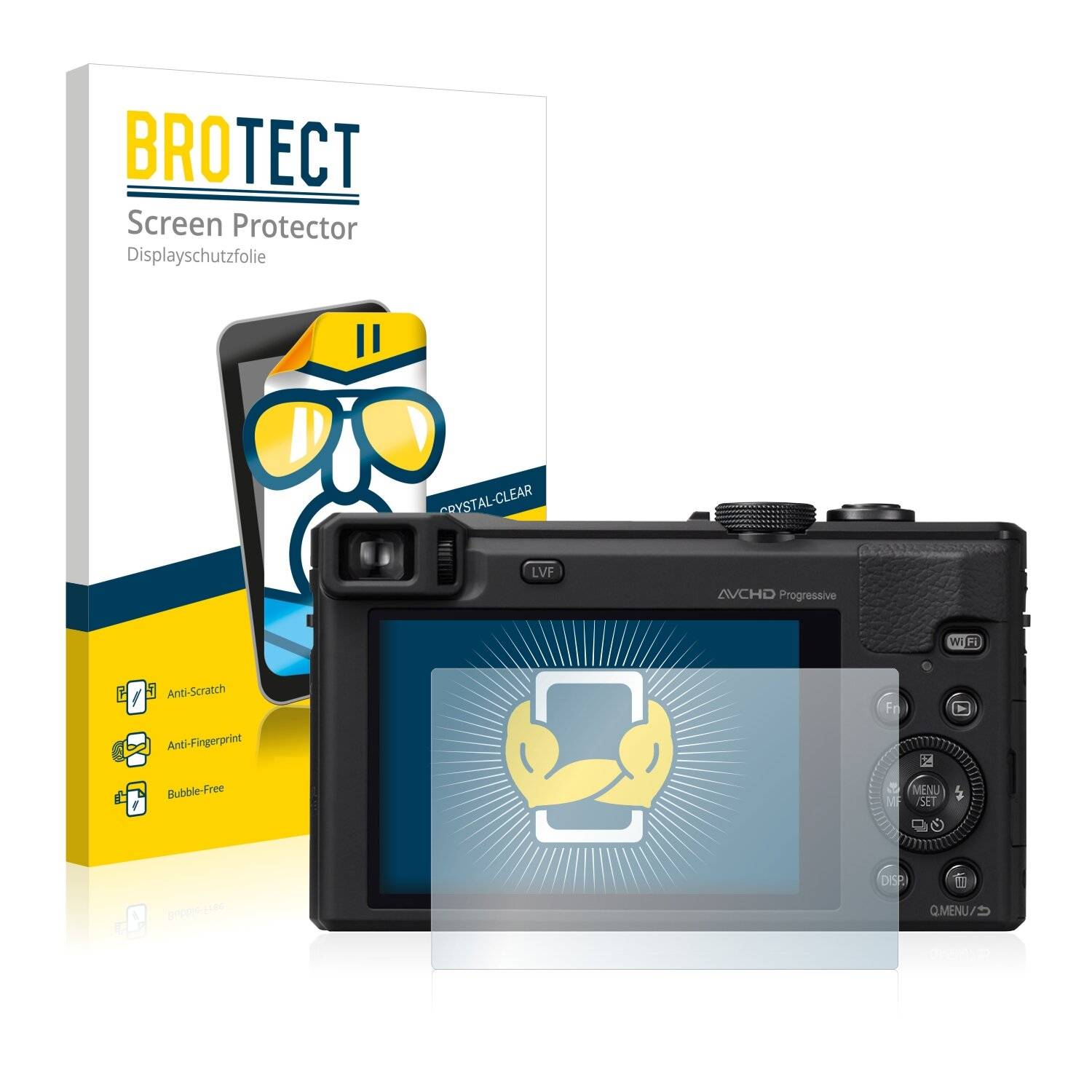 2x BROTECT HD-Clear Displayschutzfolie für Panasonic Lumix