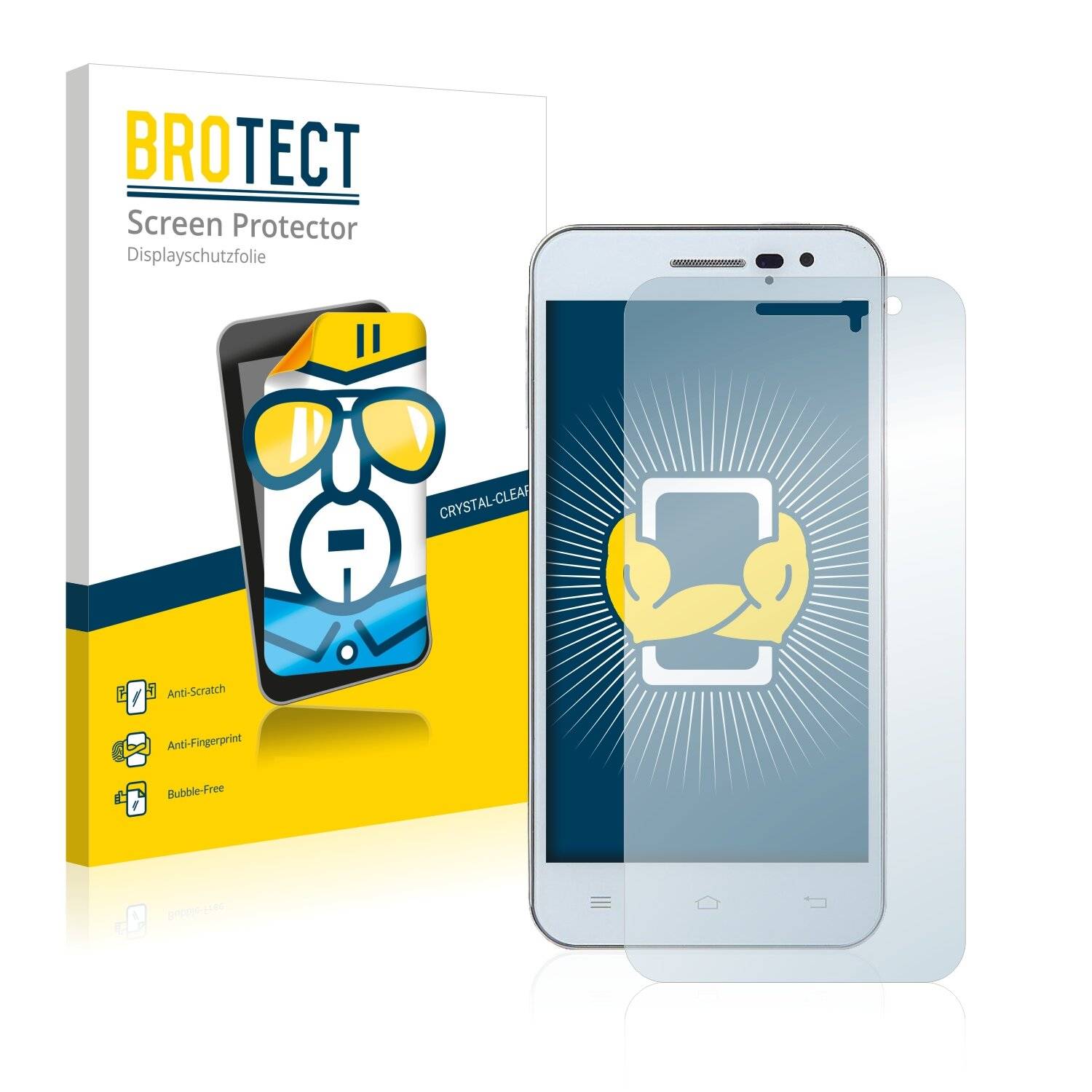 2x BROTECT HD-Clear Displayschutzfolie für Jiayu