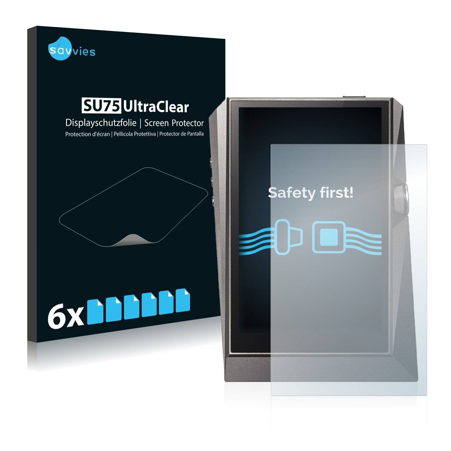 6x Savvies SU75 Displayschutzfolie für Astell&Kern