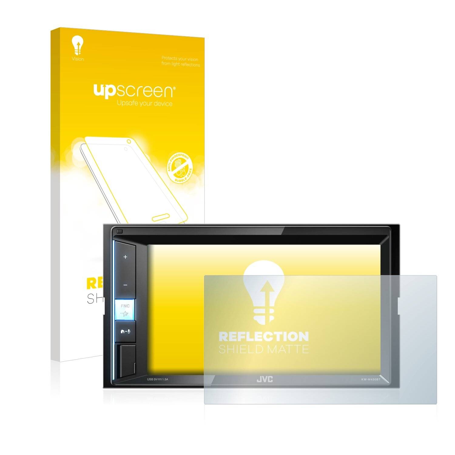 upscreen Reflection Shield Matte Premium Displayschutzfolie für JVC