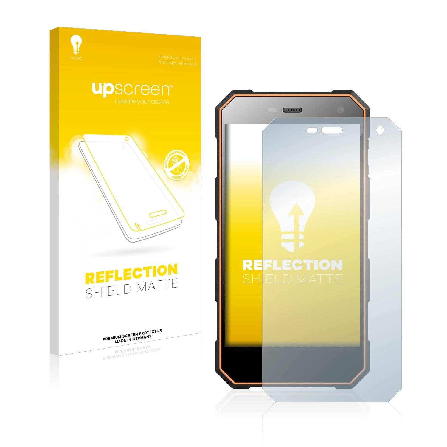 upscreen Reflection Shield Matte Premium Displayschutzfolie für Nomu