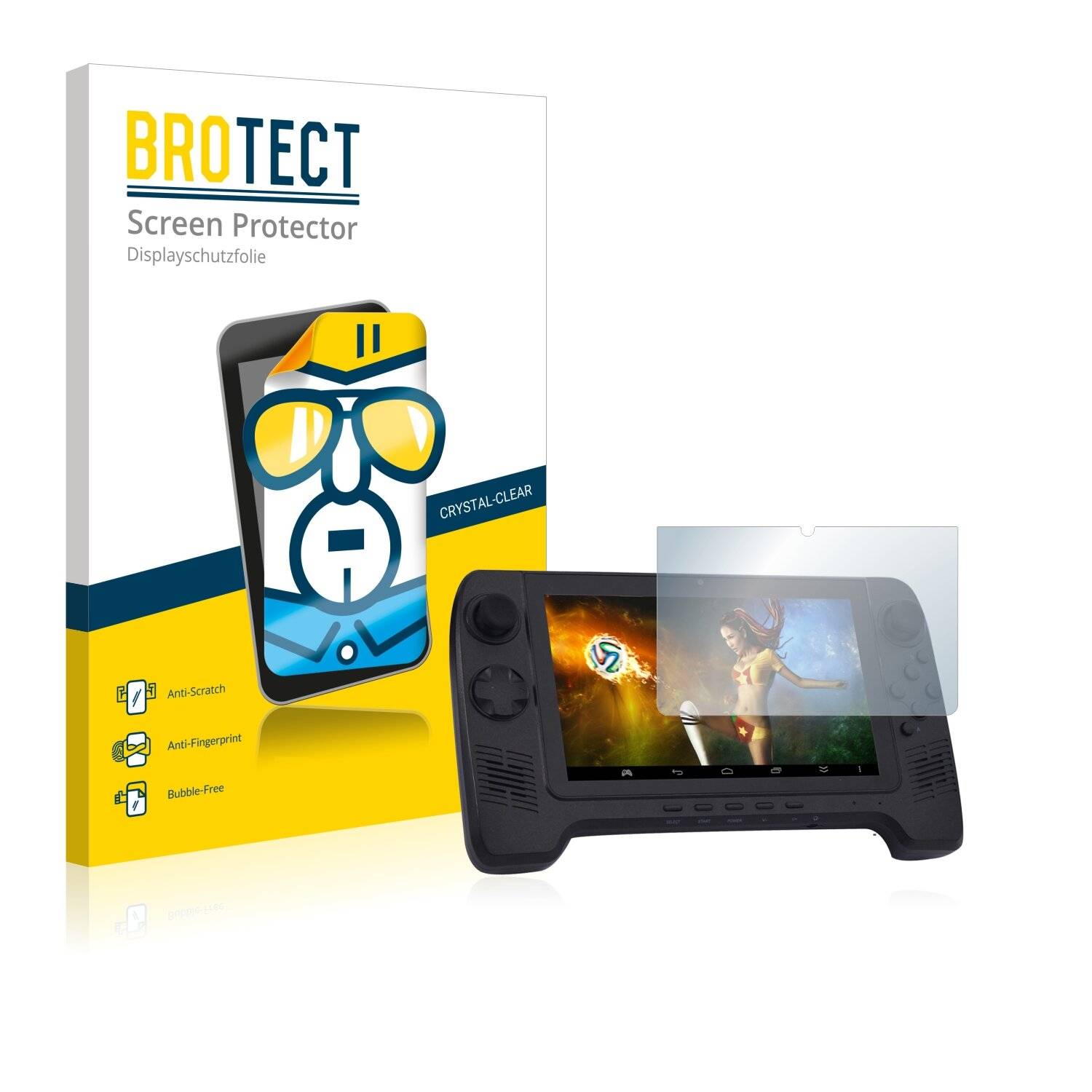 2x BROTECT HD-Clear Displayschutzfolie für GPD G7