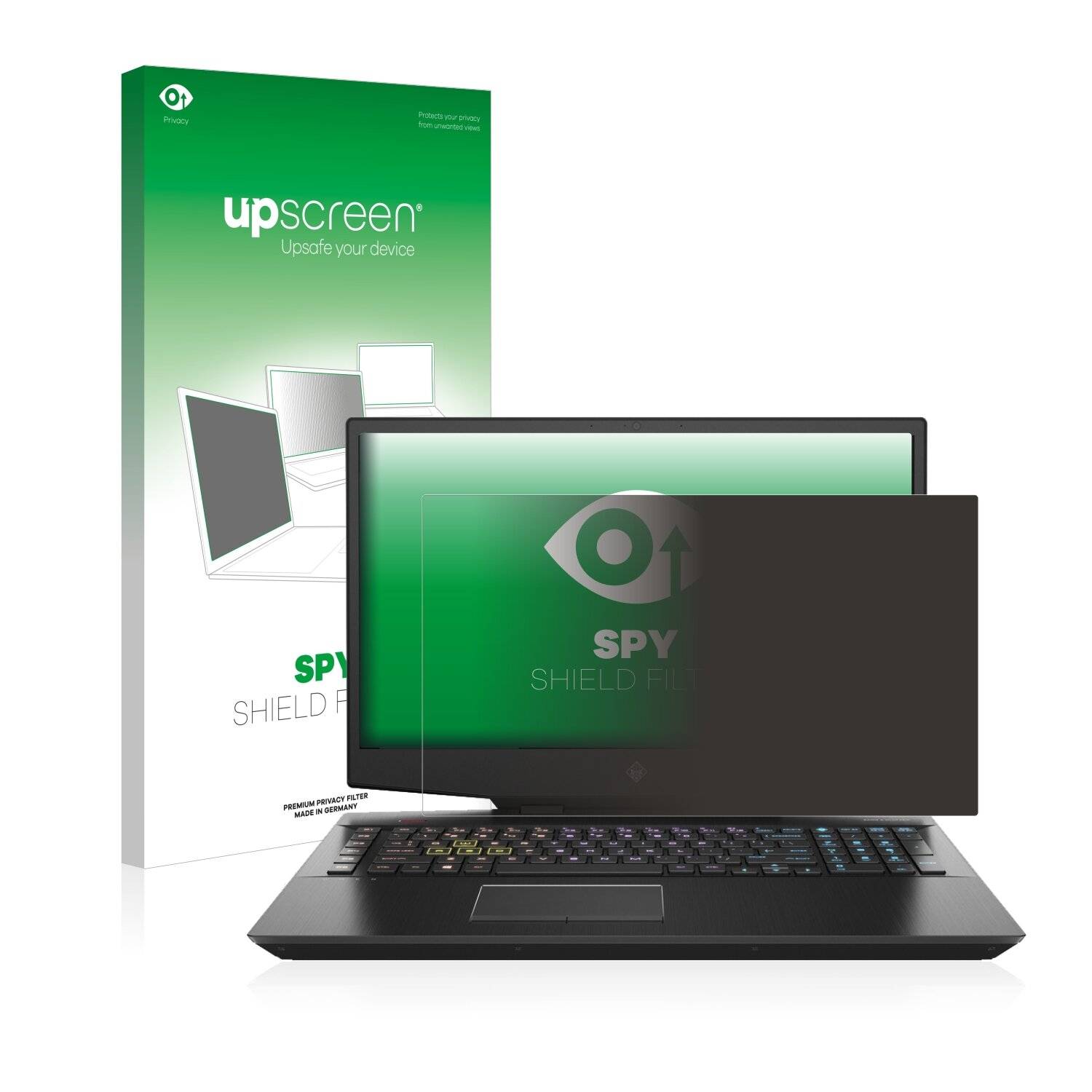 upscreen Spy Shield Filter Premium Blickschutzfilter für HP Omen