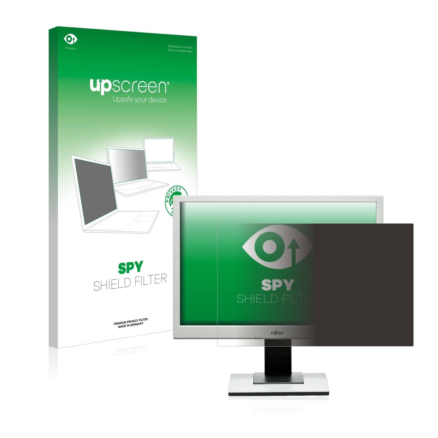 upscreen Spy Shield Filter Premium Blickschutzfilter für Fujitsu Siemens