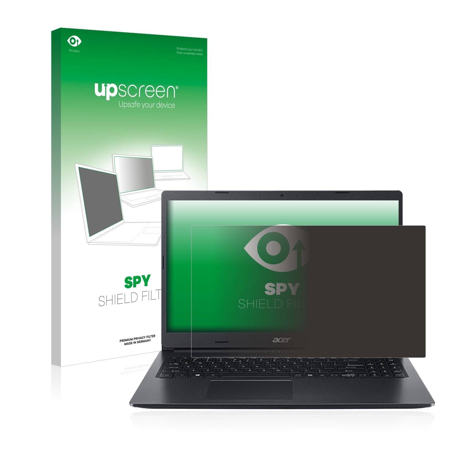 upscreen Spy Shield Filter Premium Blickschutzfilter für Acer Aspire 3