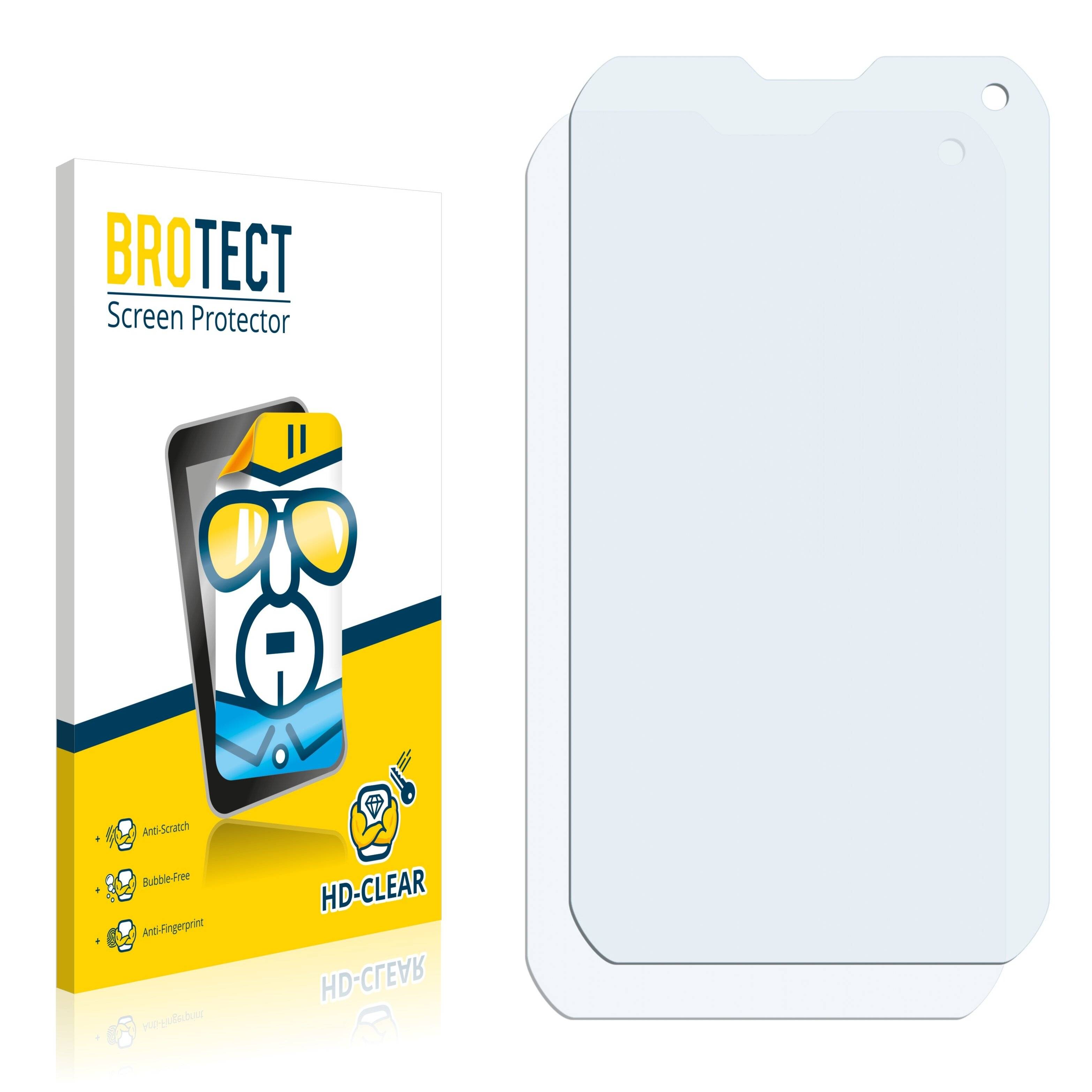 2x BROTECT HD-Clear Displayschutzfolie für Motorola XT897 Photon Q 4G