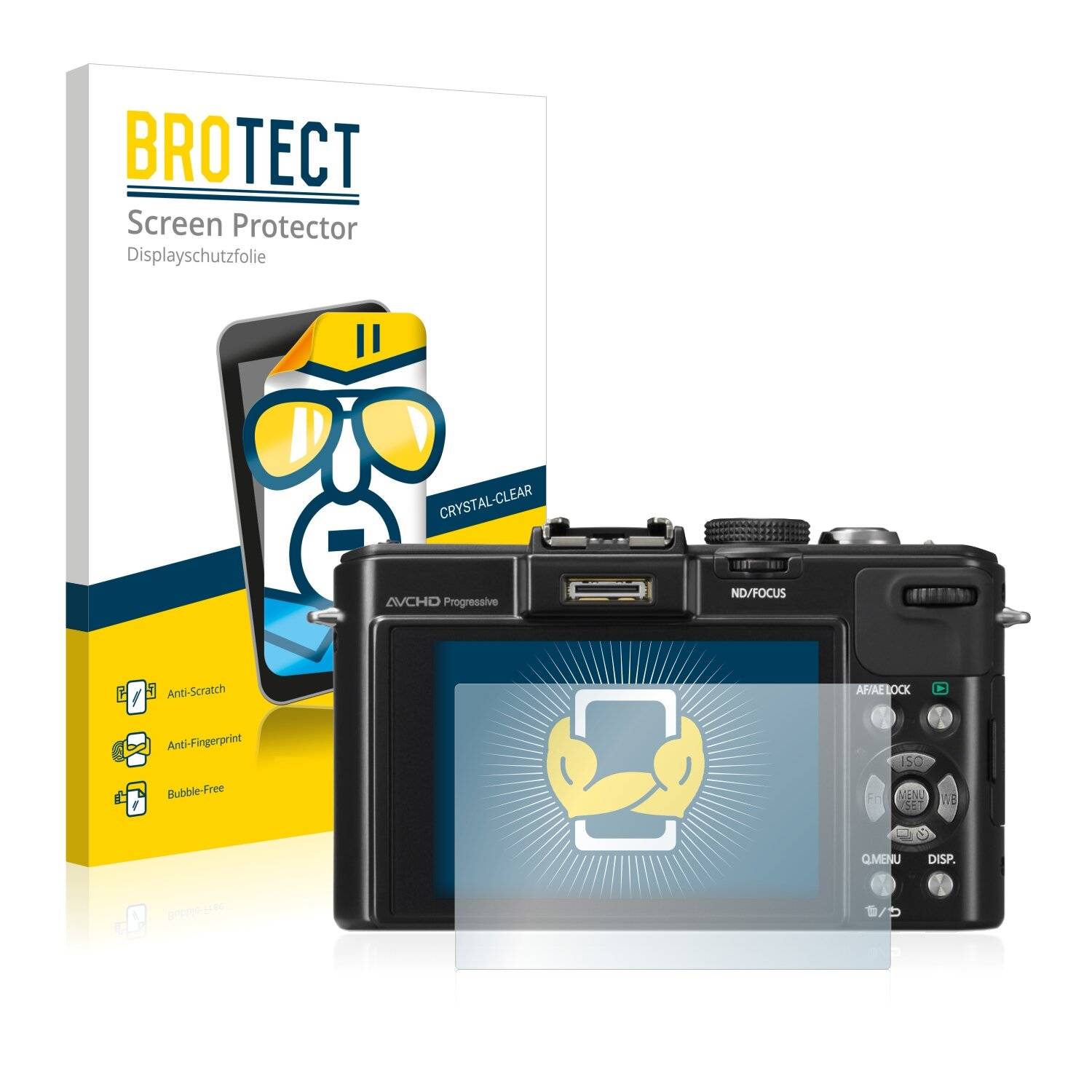 2x BROTECT HD-Clear Displayschutzfolie für Panasonic Lumix