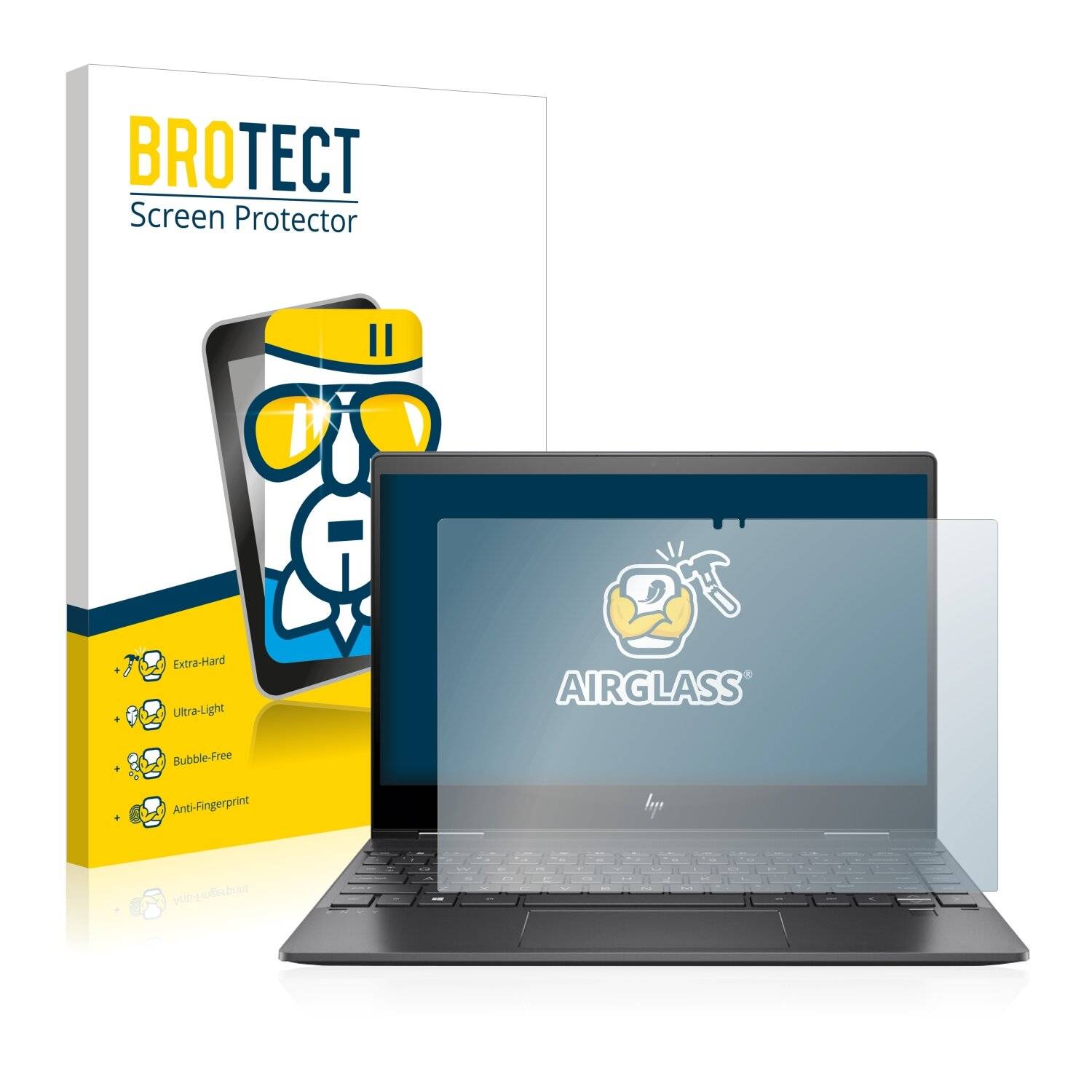 BROTECT AirGlass Schutzglas Folie für HP Envy x360