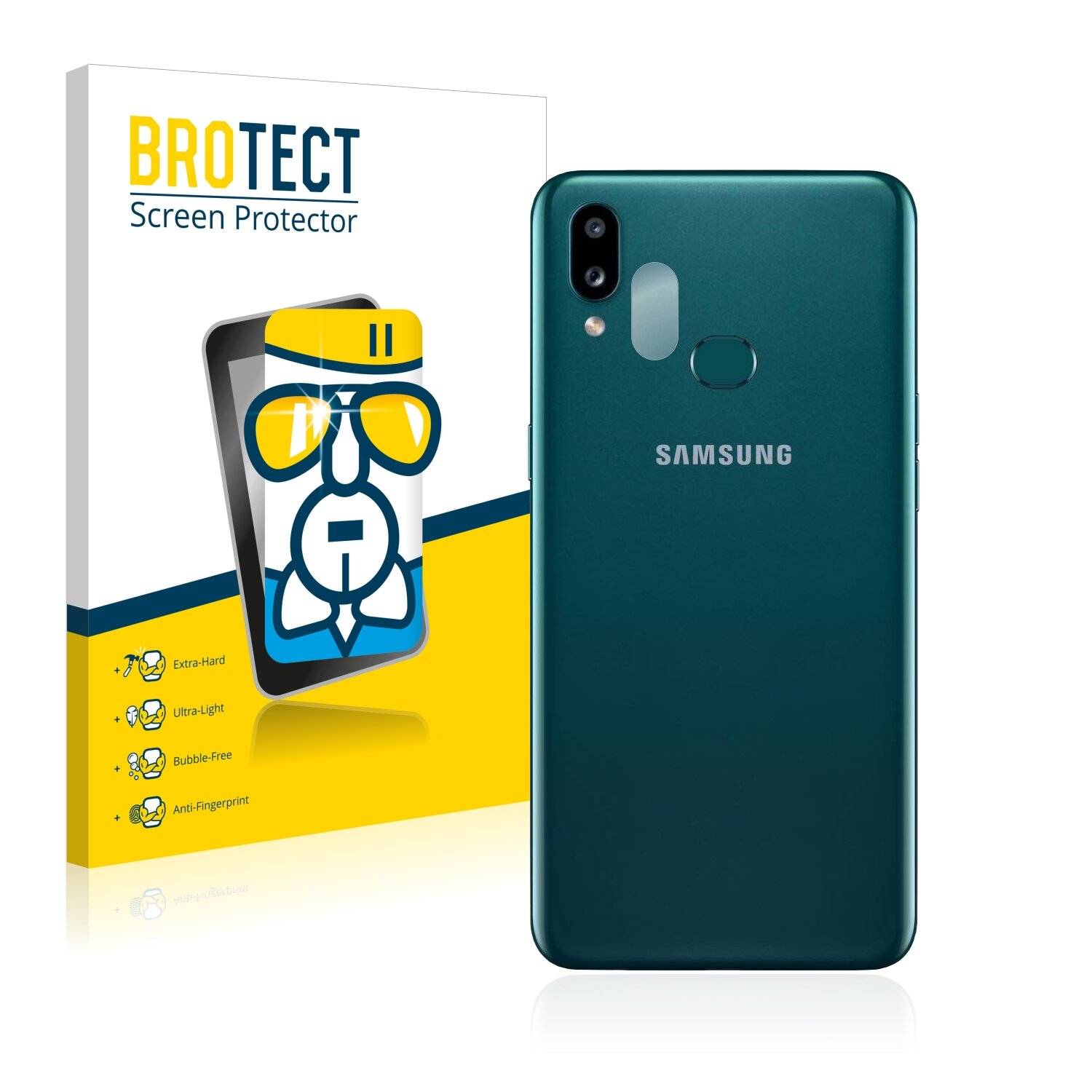 BROTECT AirGlass Schutzglas Folie für Samsung Galaxy A10s (NUR