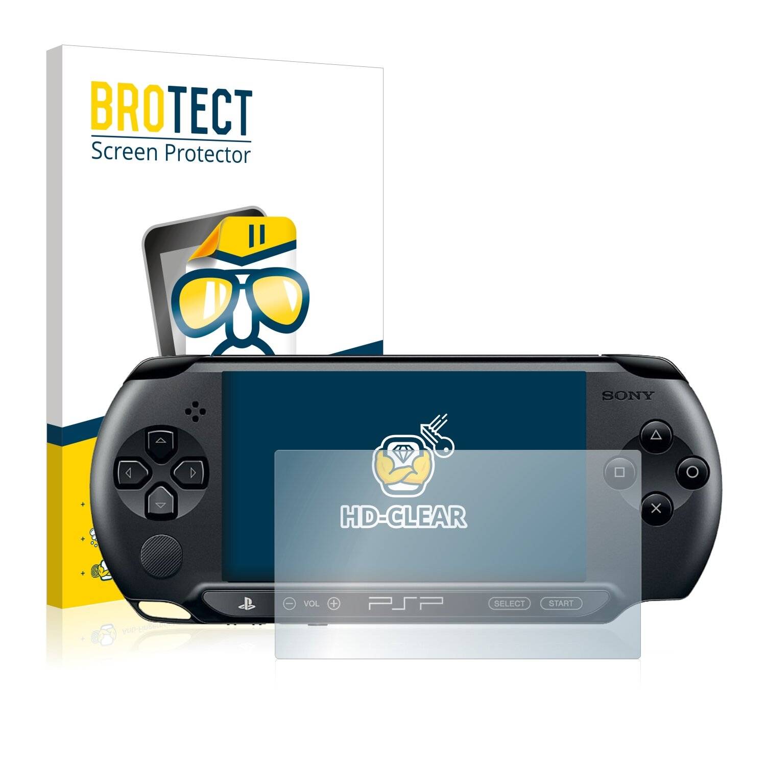 2x BROTECT HD-Clear Displayschutzfolie für Sony PSP