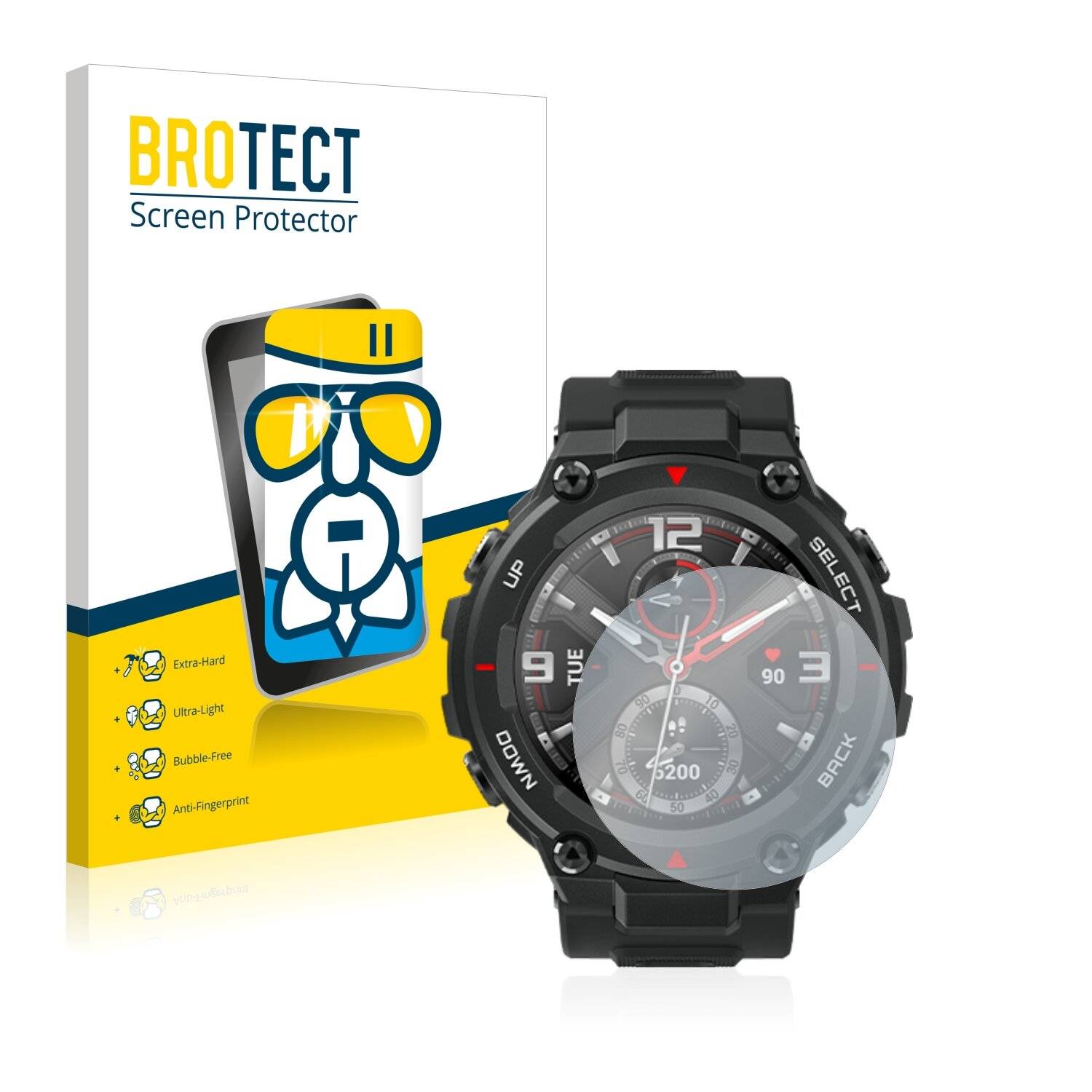 BROTECT AirGlass Schutzglas Folie für Huami Amazfit