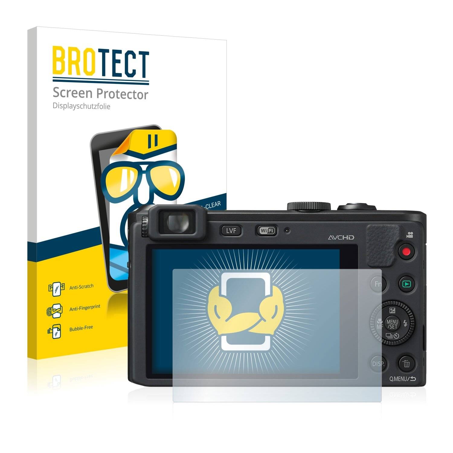 2x BROTECT HD-Clear Displayschutzfolie für Panasonic Lumix