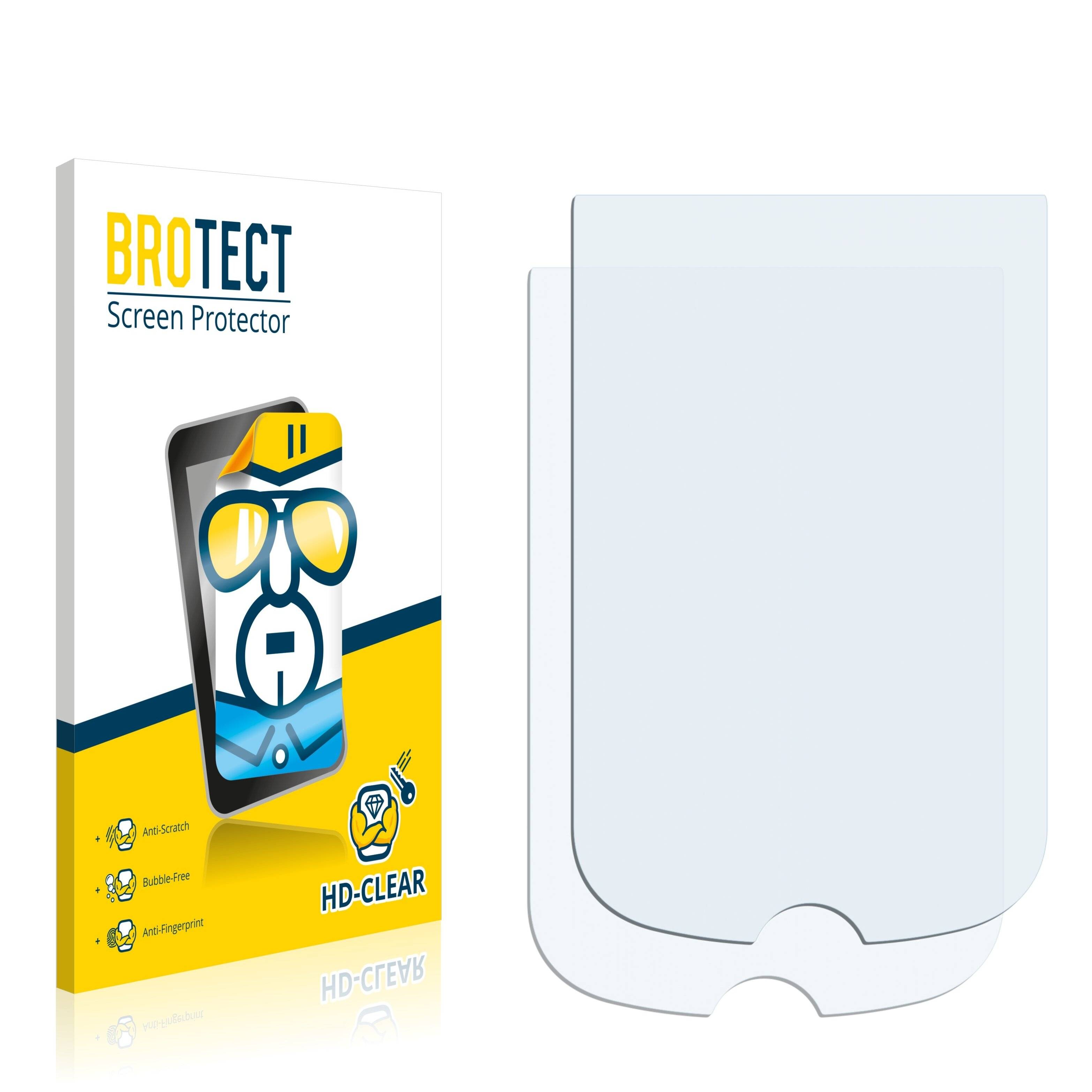 2x BROTECT HD-Clear Displayschutzfolie für Mitac Mio Cyclo