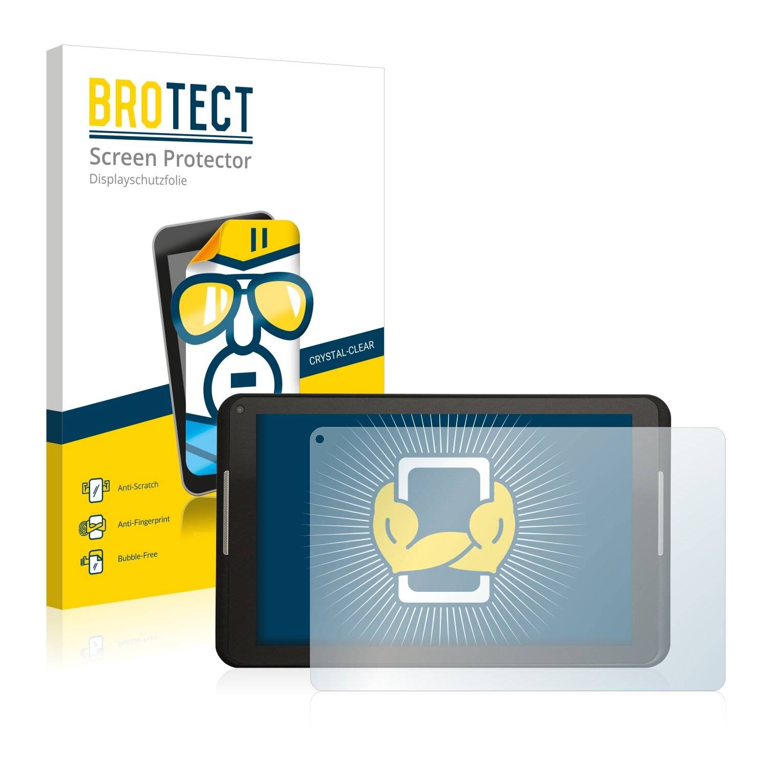 2x BROTECT HD-Clear Displayschutzfolie für Xoro PAD
