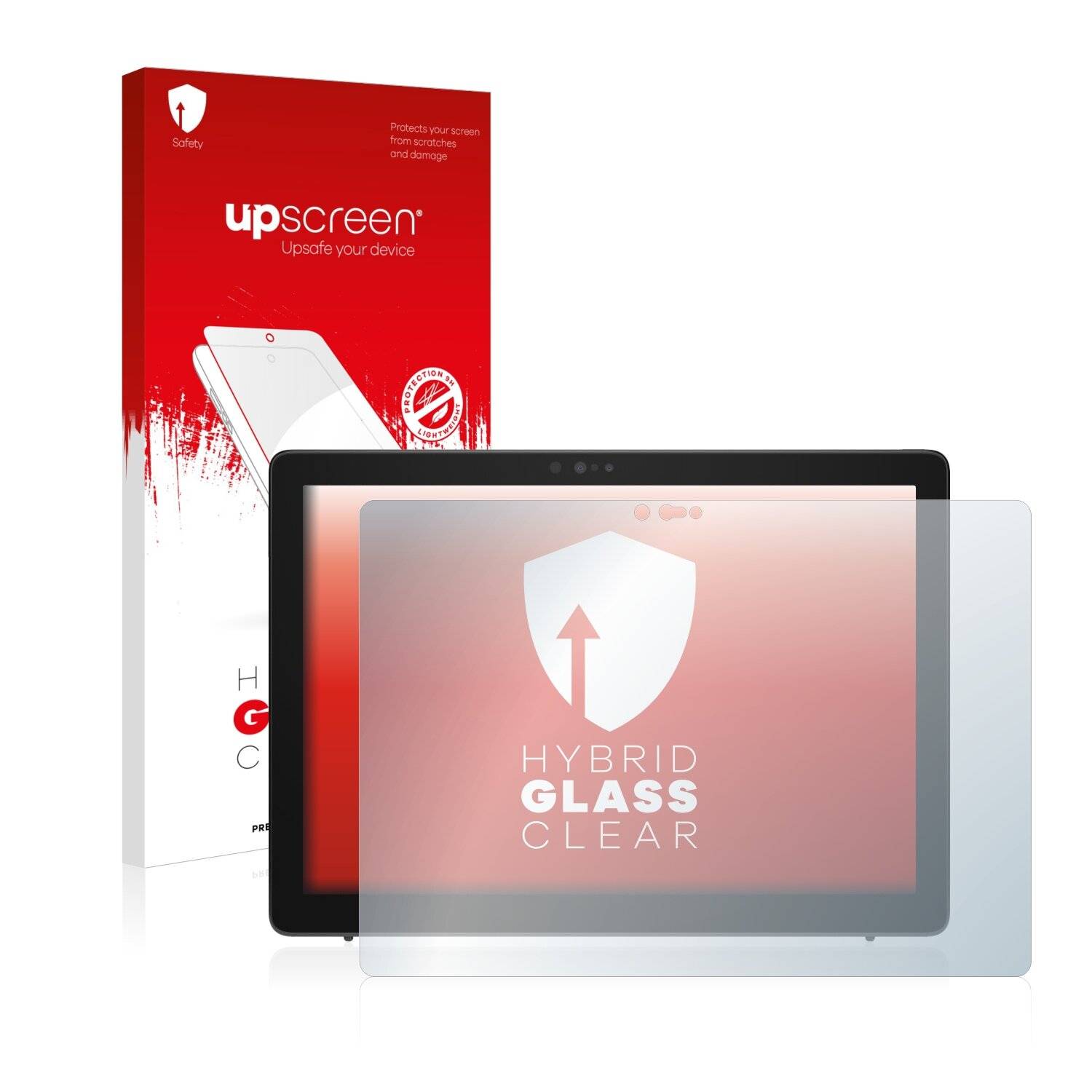 upscreen Hybrid Glass Clear Premium Schutzglas Folie für Dell Latitude 7200