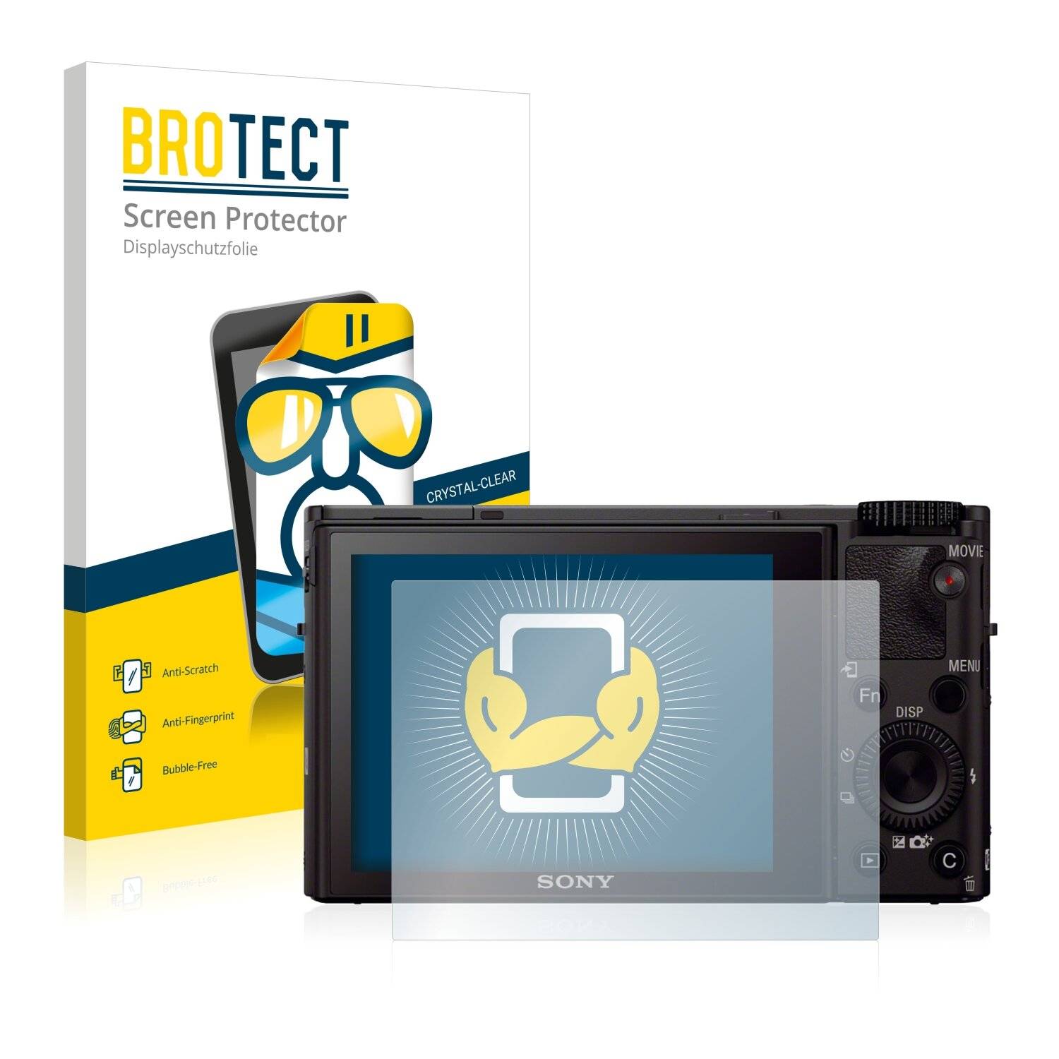 2x BROTECT HD-Clear Displayschutzfolie für Sony Cyber-Shot DSC-RX100