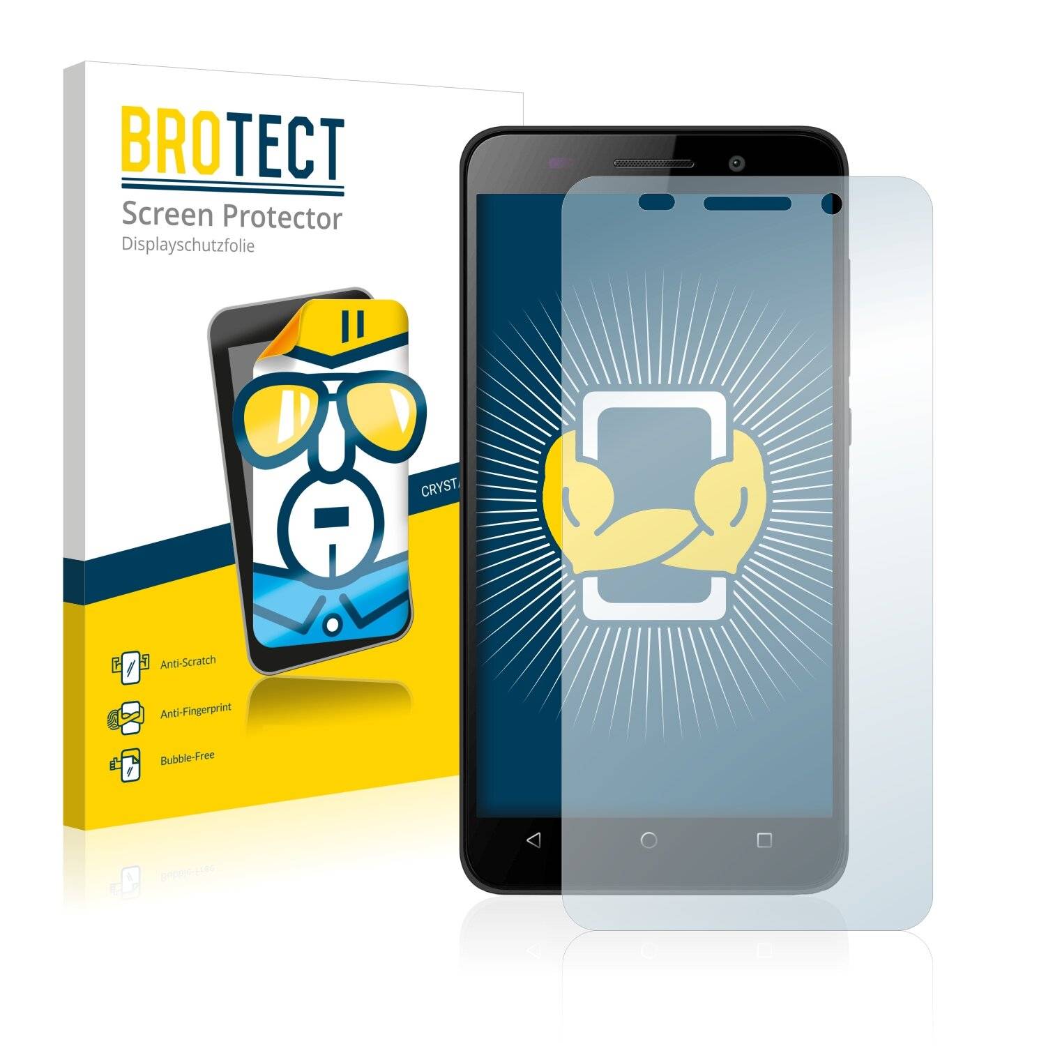 2x BROTECT HD-Clear Displayschutzfolie für Honor