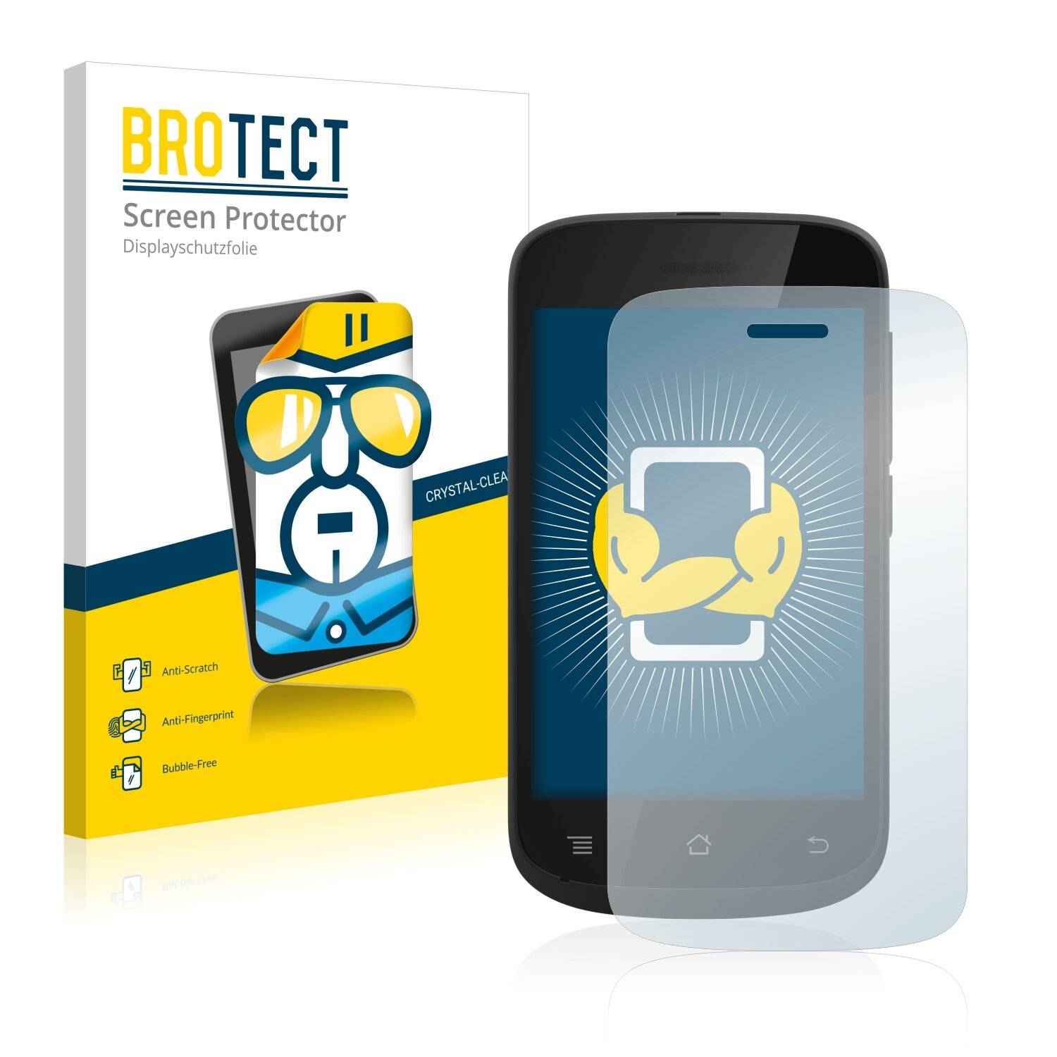 2x BROTECT HD-Clear Displayschutzfolie für Archos 35b