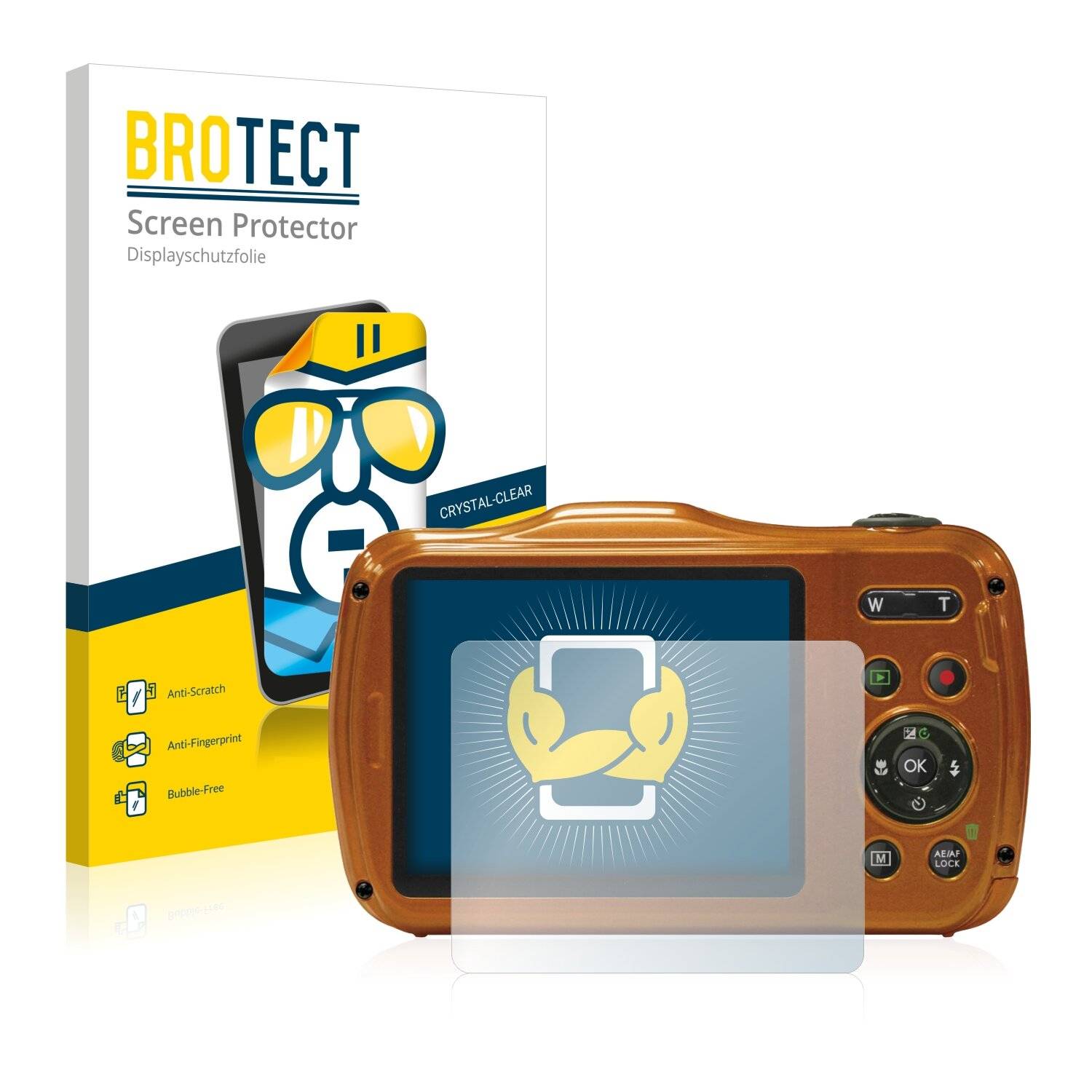 2x BROTECT HD-Clear Displayschutzfolie für Rollei Sportsline