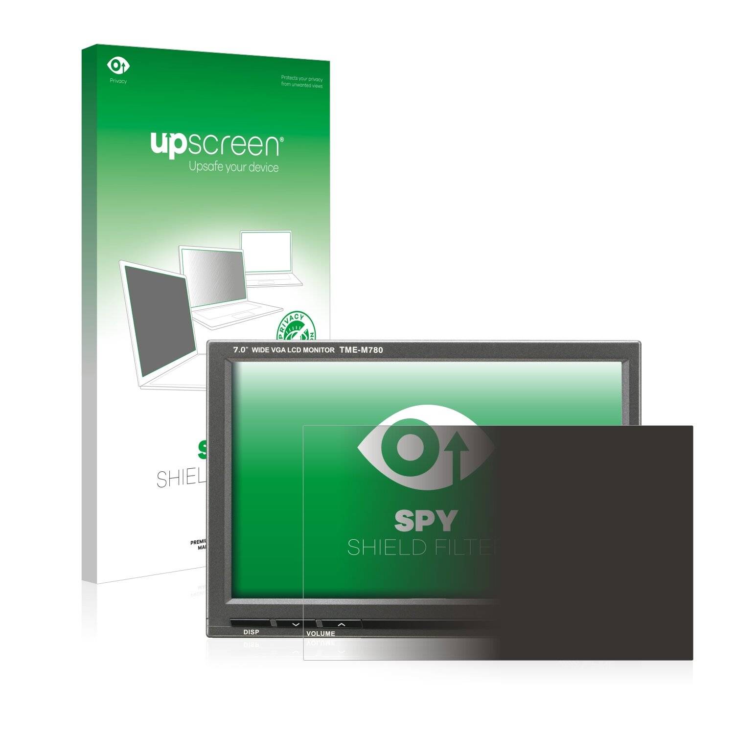 upscreen Spy Shield Filter Premium Blickschutzfilter für Alpine TME-M780EM