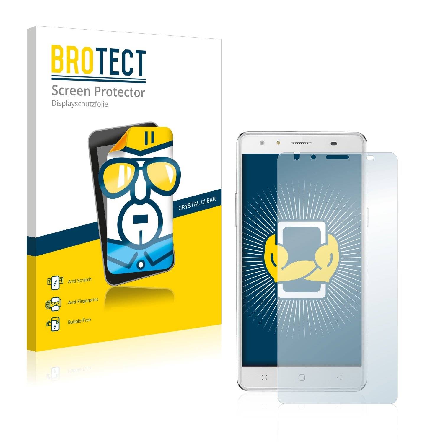 2x BROTECT HD-Clear Displayschutzfolie für Mijue