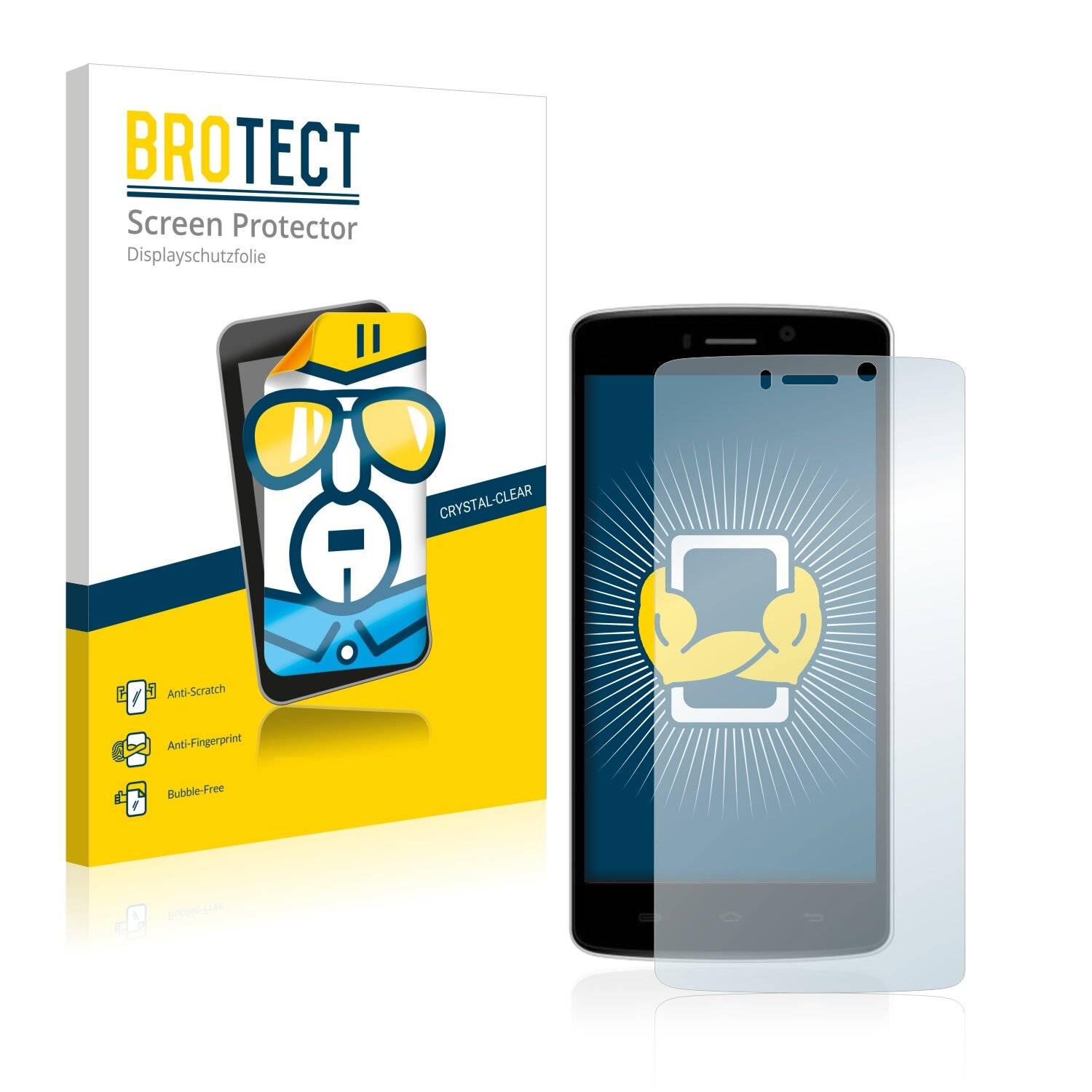 2x BROTECT HD-Clear Displayschutzfolie für Mijue