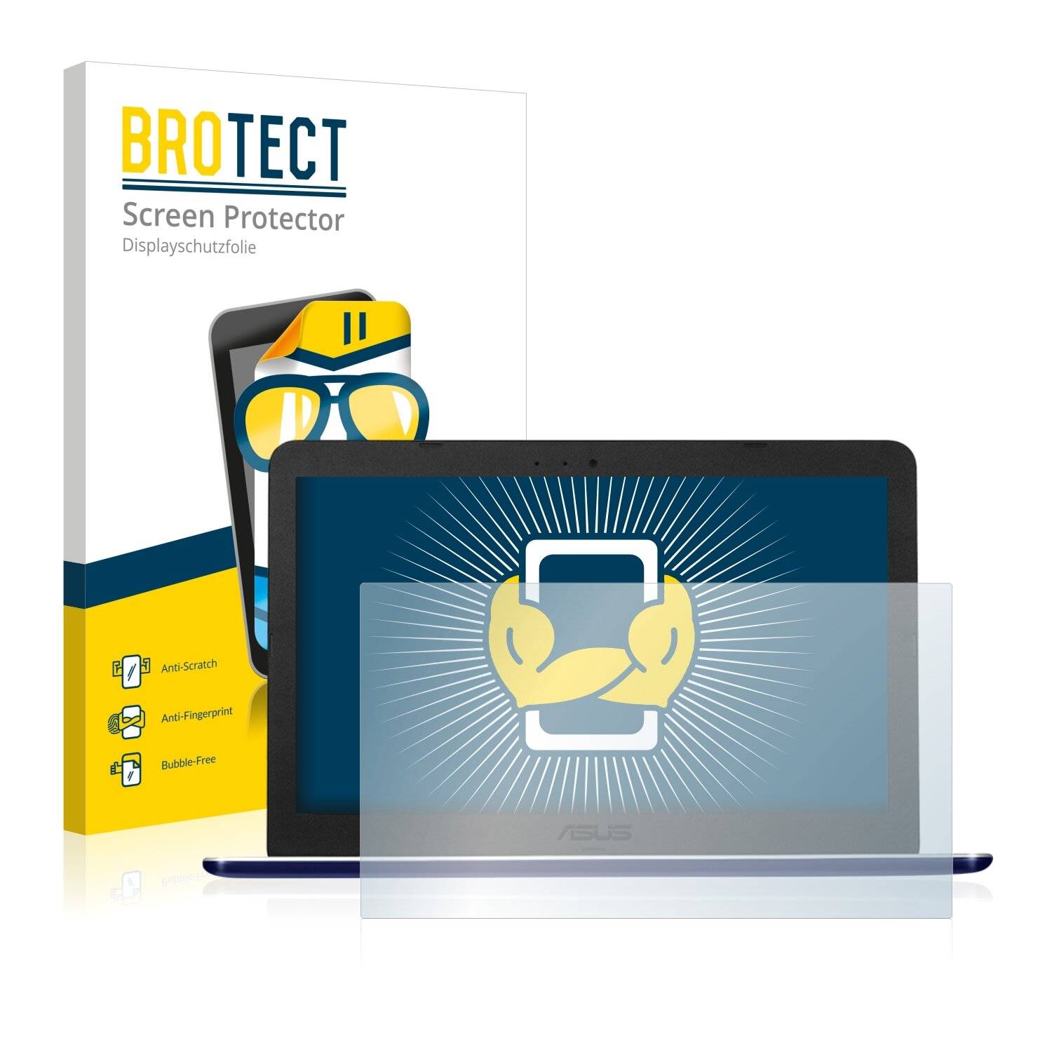 2x BROTECT HD-Clear Displayschutzfolie für Asus Chromebook