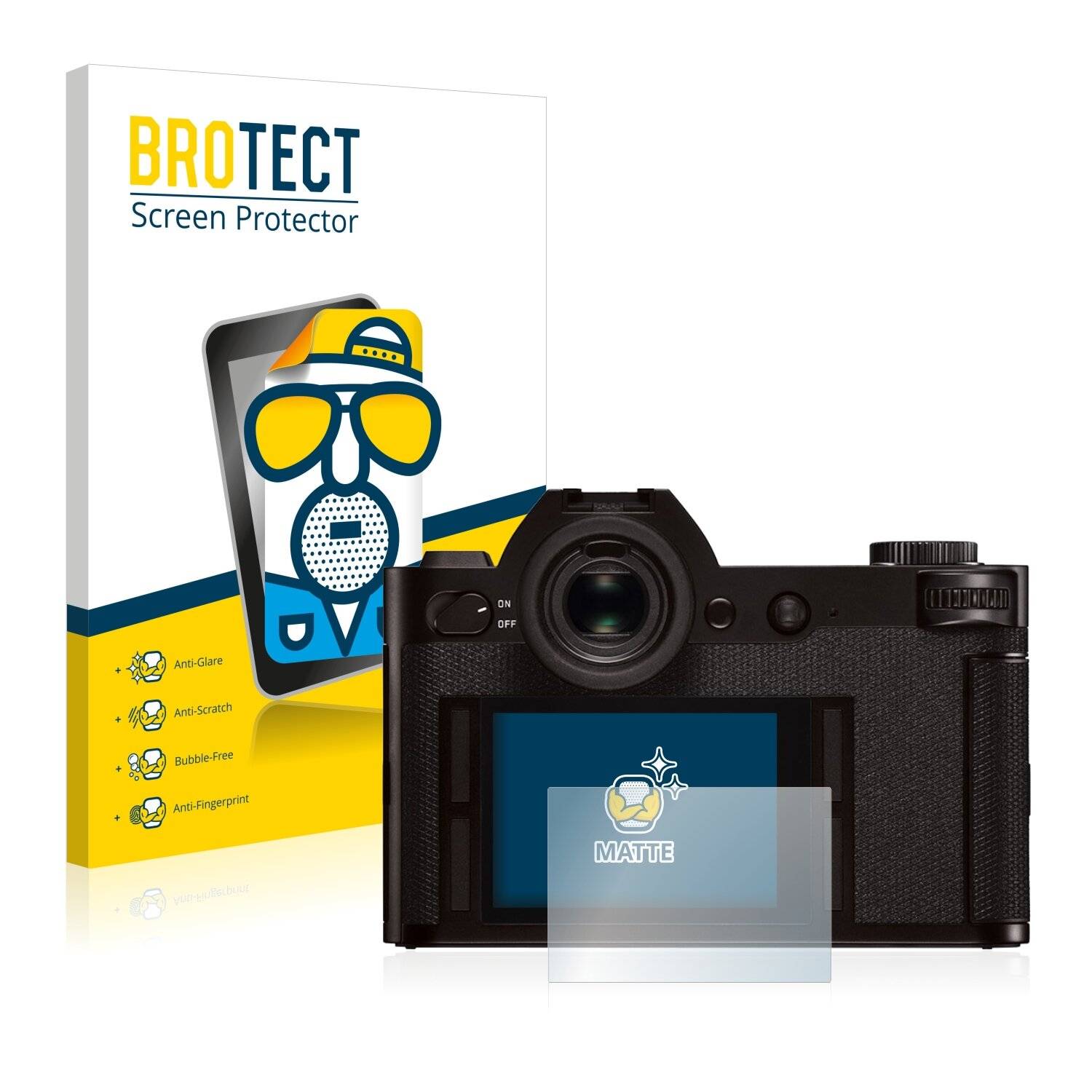 2x BROTECT Matte Displayschutzfolie für Leica SL (Typ 601) - Entspiegelt,