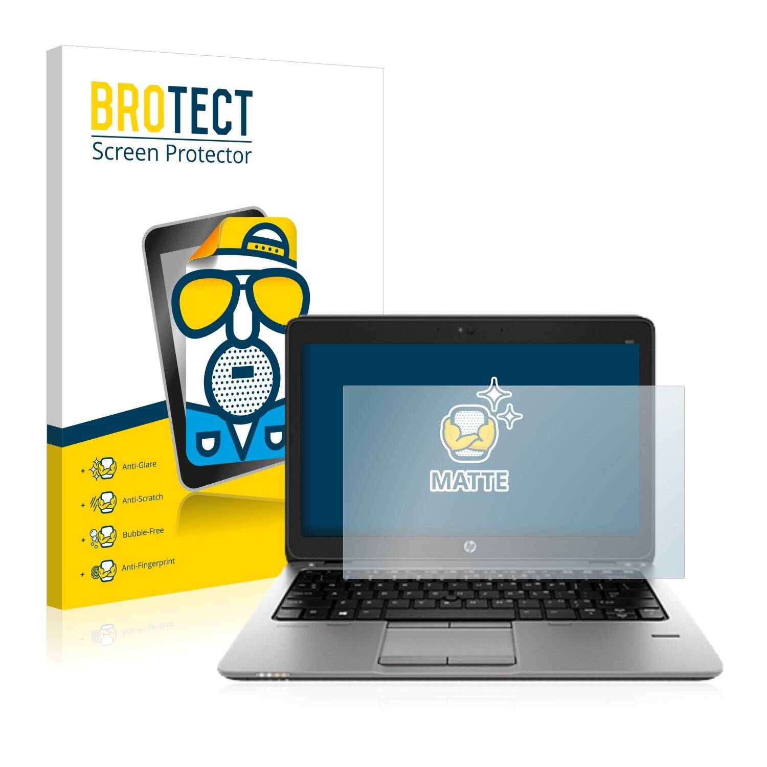 2x BROTECT Matte Displayschutzfolie für HP EliteBook 820 - Entspiegelt,