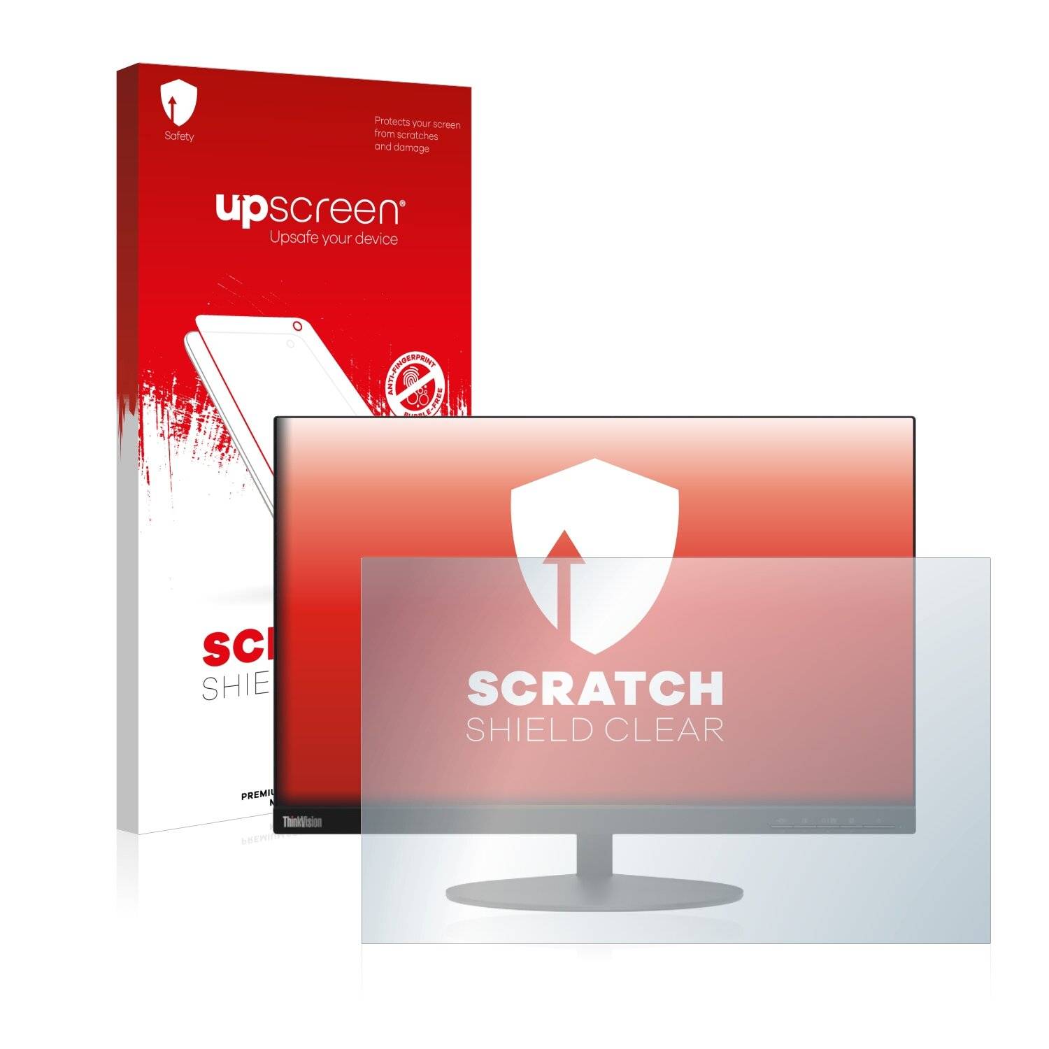 upscreen Scratch Shield Clear Premium Displayschutzfolie für Lenovo ThinkVision