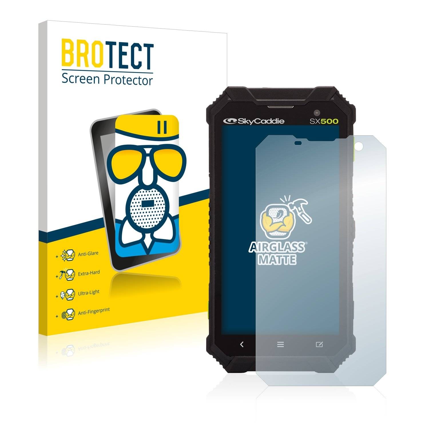 BROTECT AirGlass Matte Schutzglas Folie für SkyCaddie