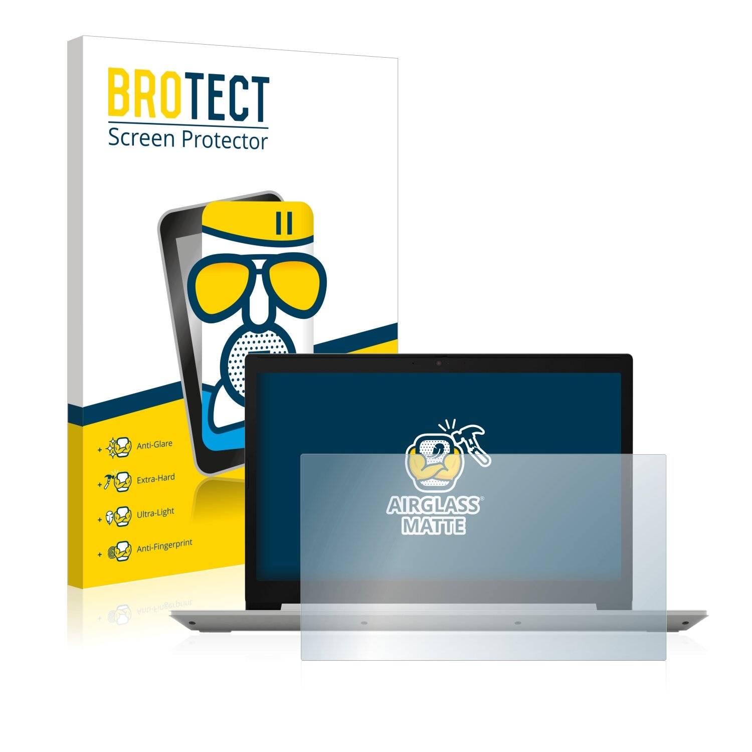BROTECT AirGlass Matte Schutzglas Folie für Lenovo IdeaPad L340