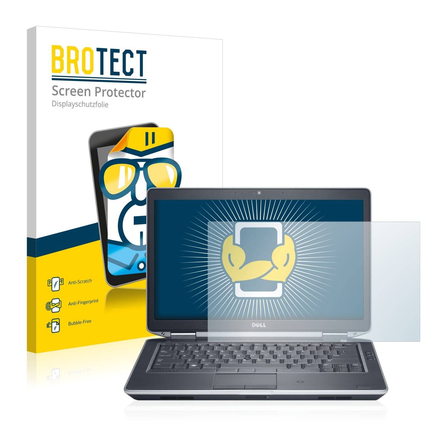 2x BROTECT HD-Clear Displayschutzfolie für Dell Latitude