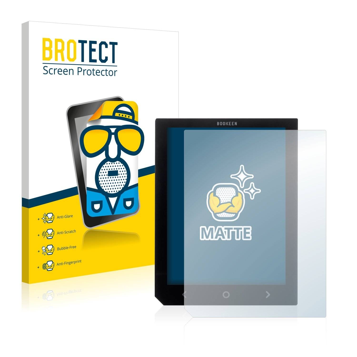 2x BROTECT Matte Displayschutzfolie für Bookeen Cybook Ocean - Entspiegelt,