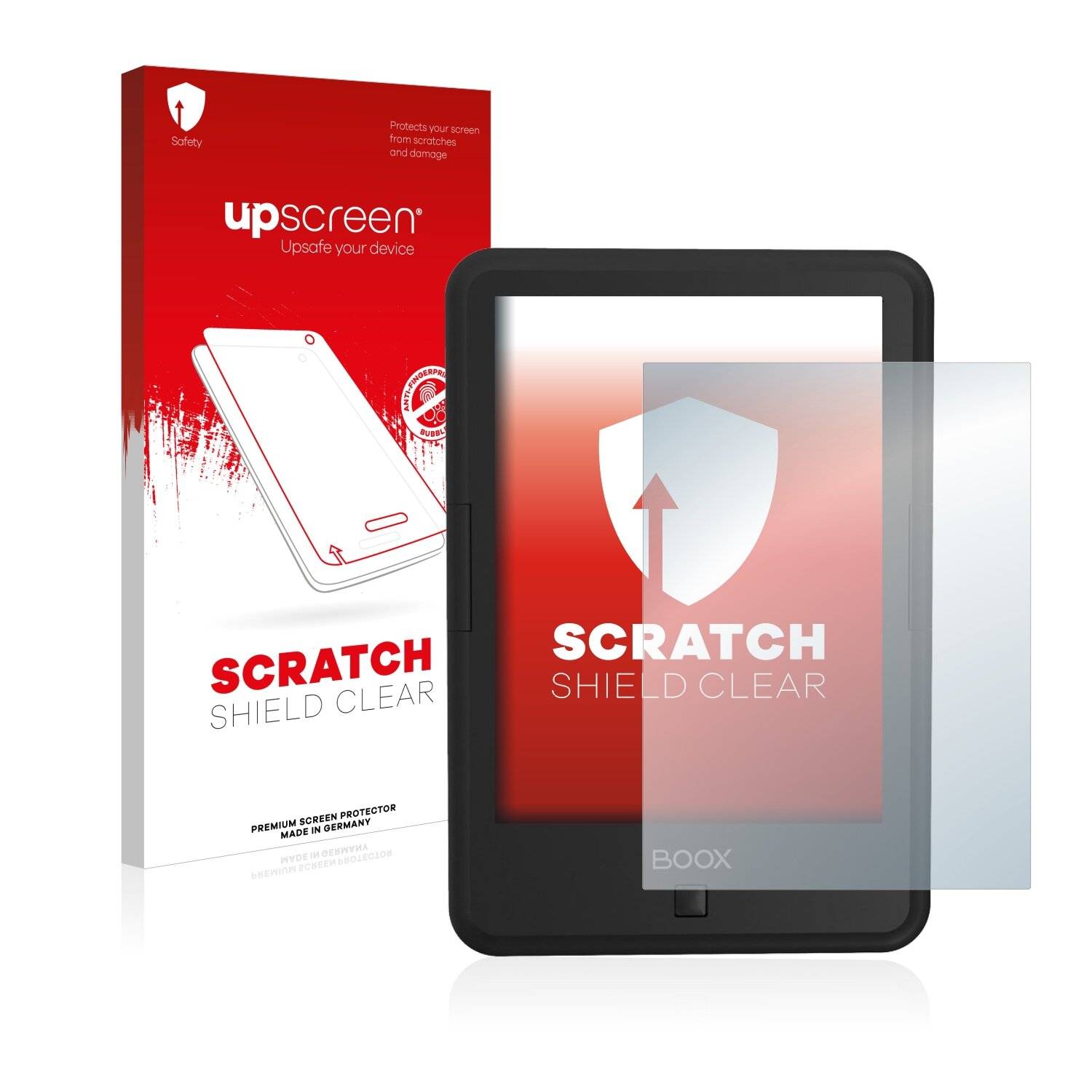upscreen Scratch Shield Clear Premium Displayschutzfolie für Onyx Boox Darwin