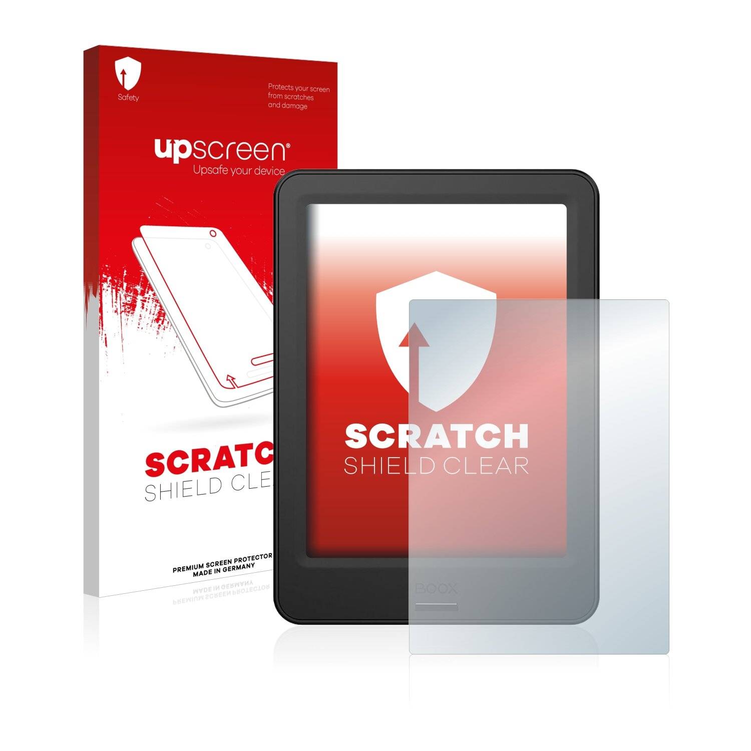 upscreen Scratch Shield Clear Premium Displayschutzfolie für Onyx Boox Poke