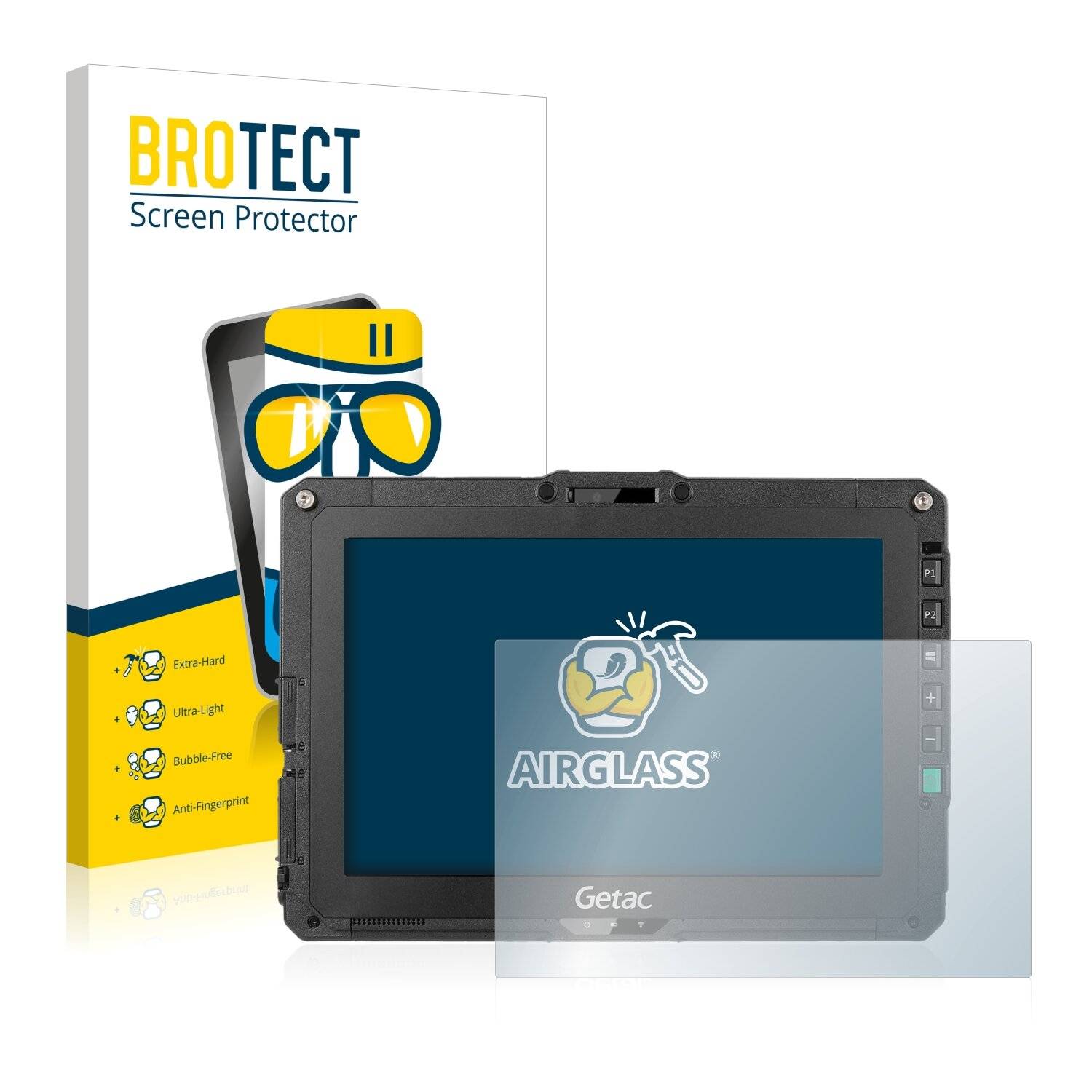 BROTECT AirGlass Schutzglas Folie für Getac